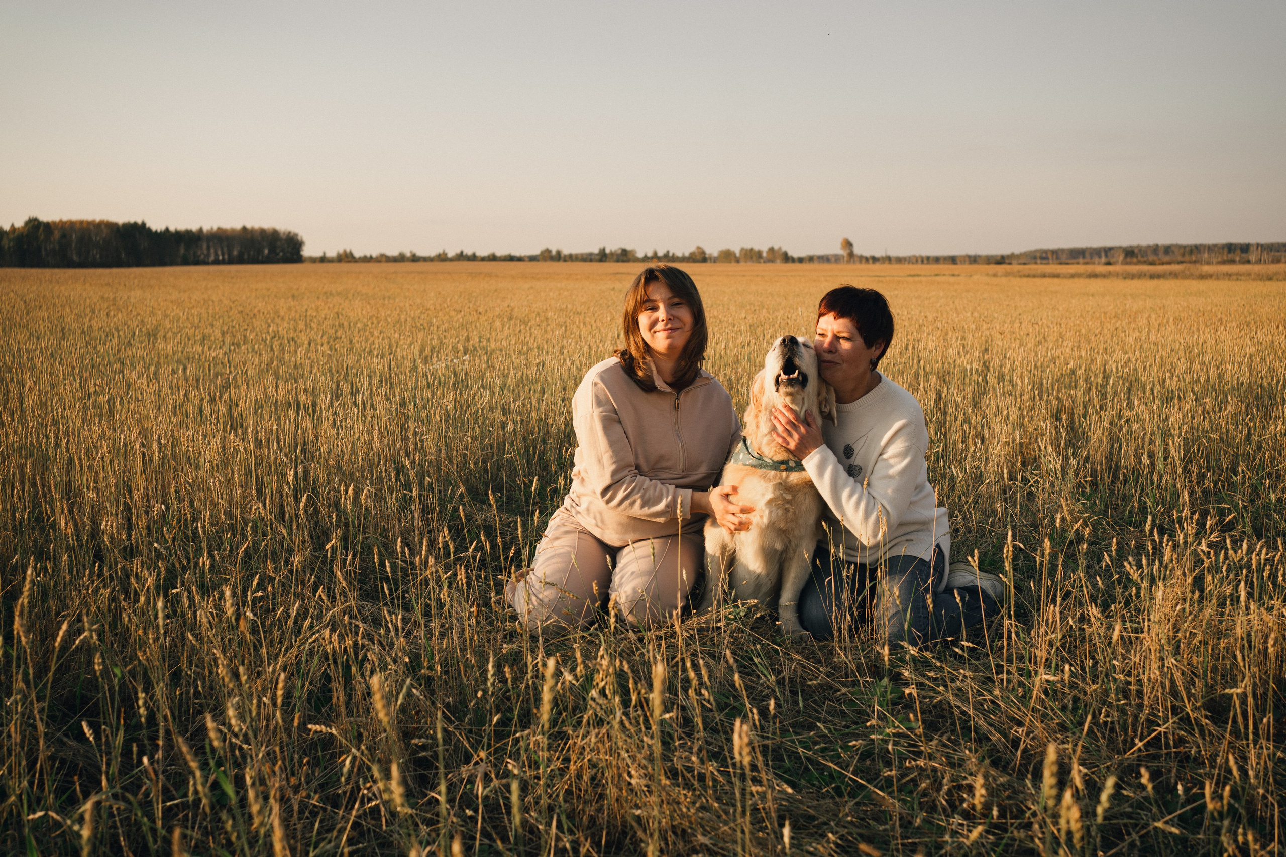 Дарья, Люба и Ред. Фотограф-анималист Анастасия Большакова