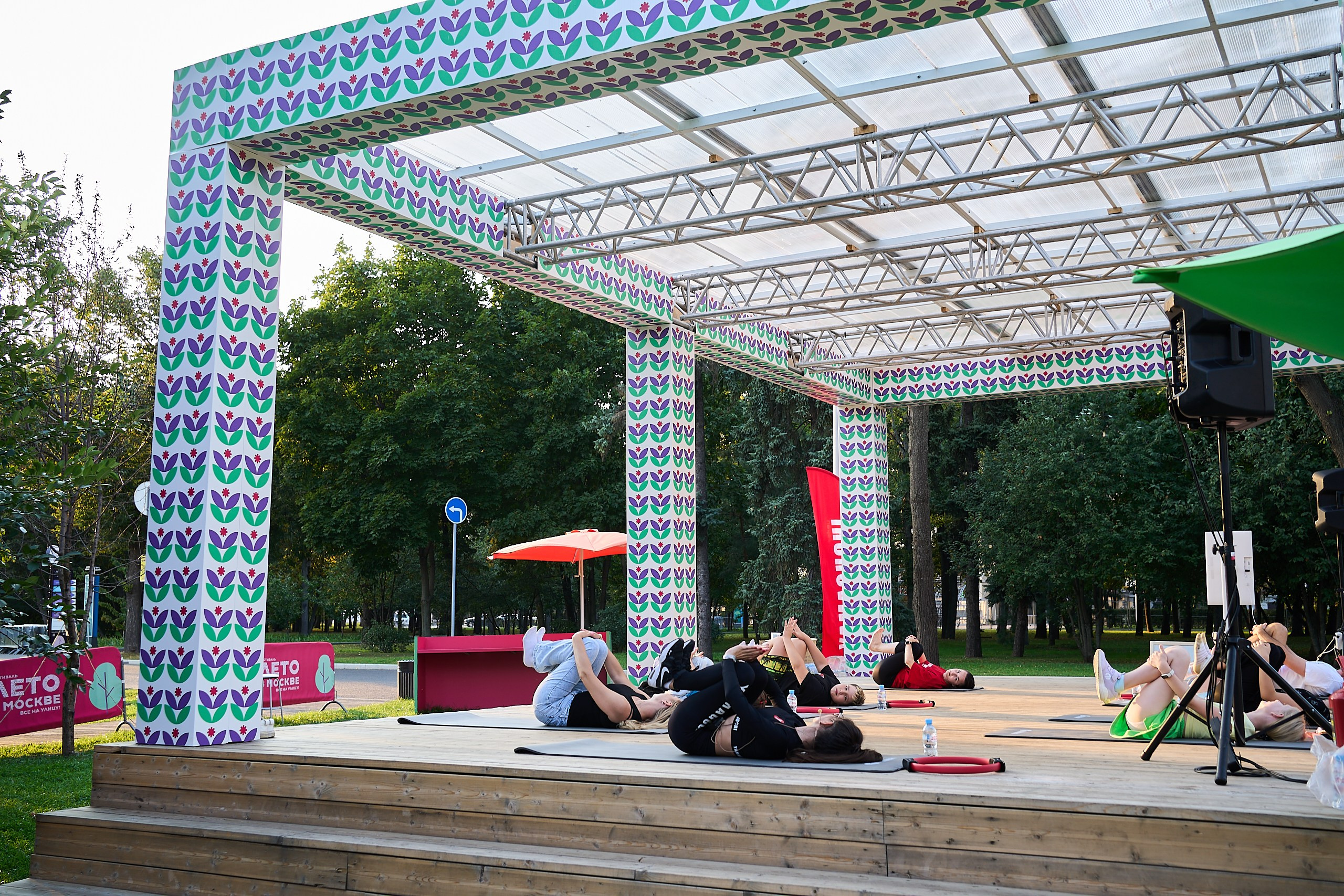 Yamaguchi / открытая тренировка «в стиле Пилатес». Фотограф и Видеограф в Москве. Олег Корушев