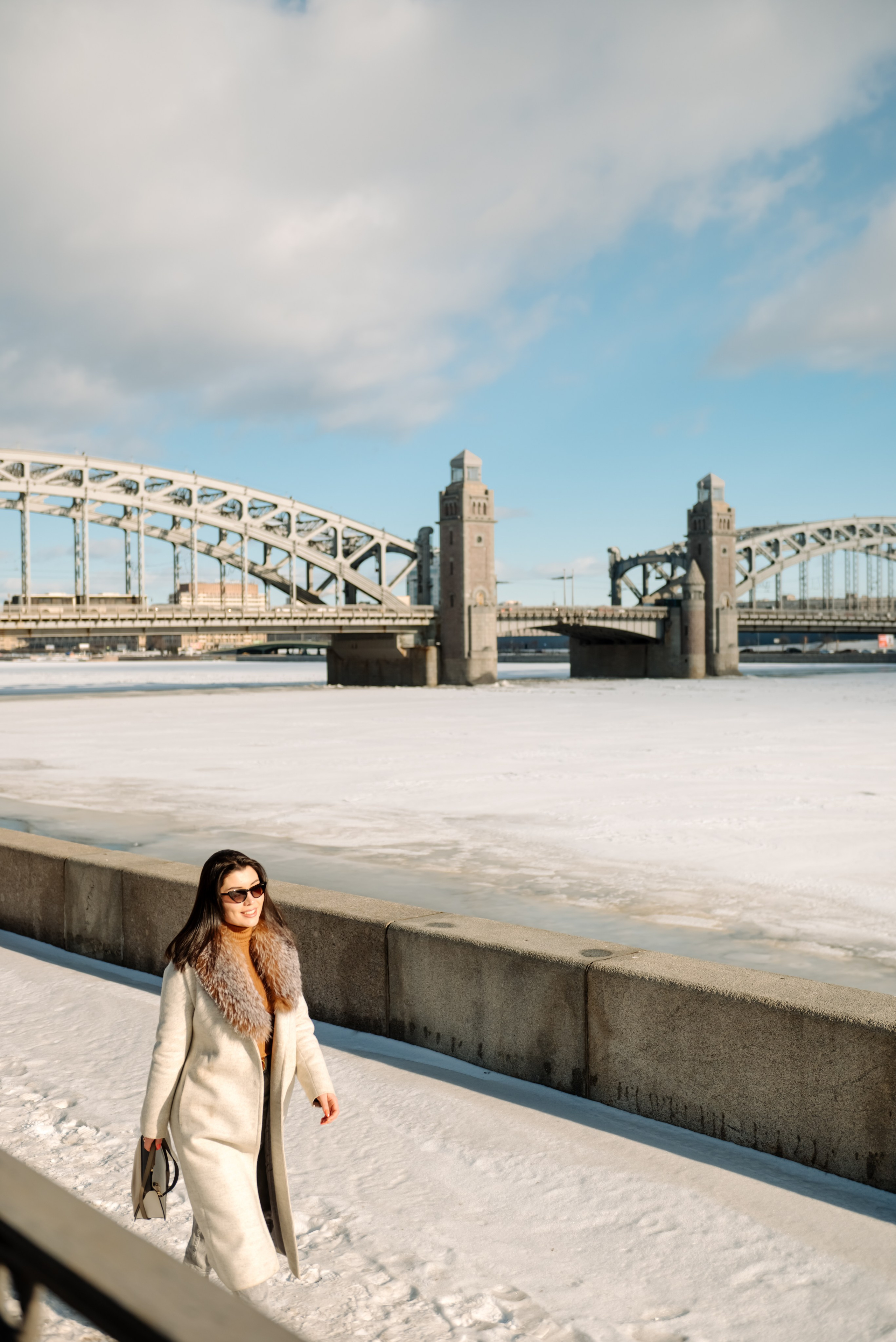 Большеохтинский мост. Свадебный и сеейный фотограф в Санкт-Петербурге Елена Худякова