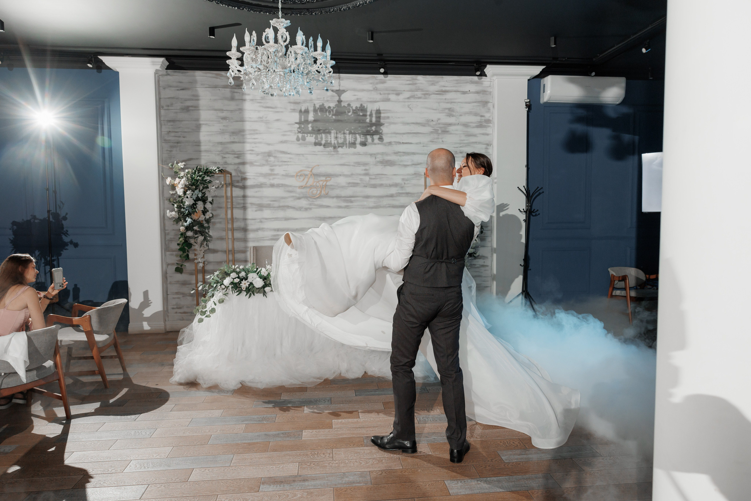 Полина и Дмитрий, загородный клуб «Барин», ЗАГС в г. Пушкино. Свадебный и репортажный фотограф (Москва, Королев и другие)