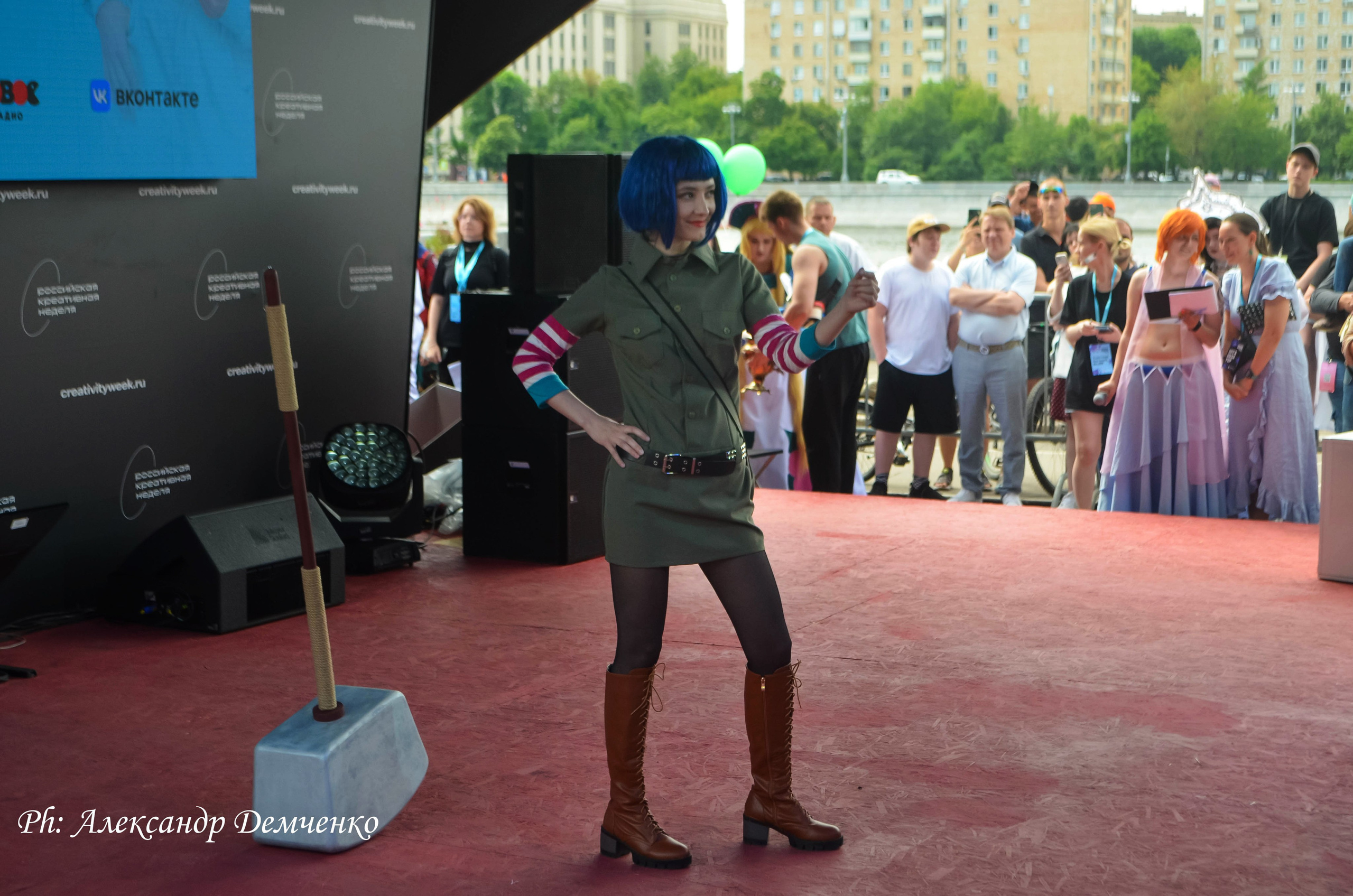 Фотосессия в Парке Горького на Лидеры молодого контента