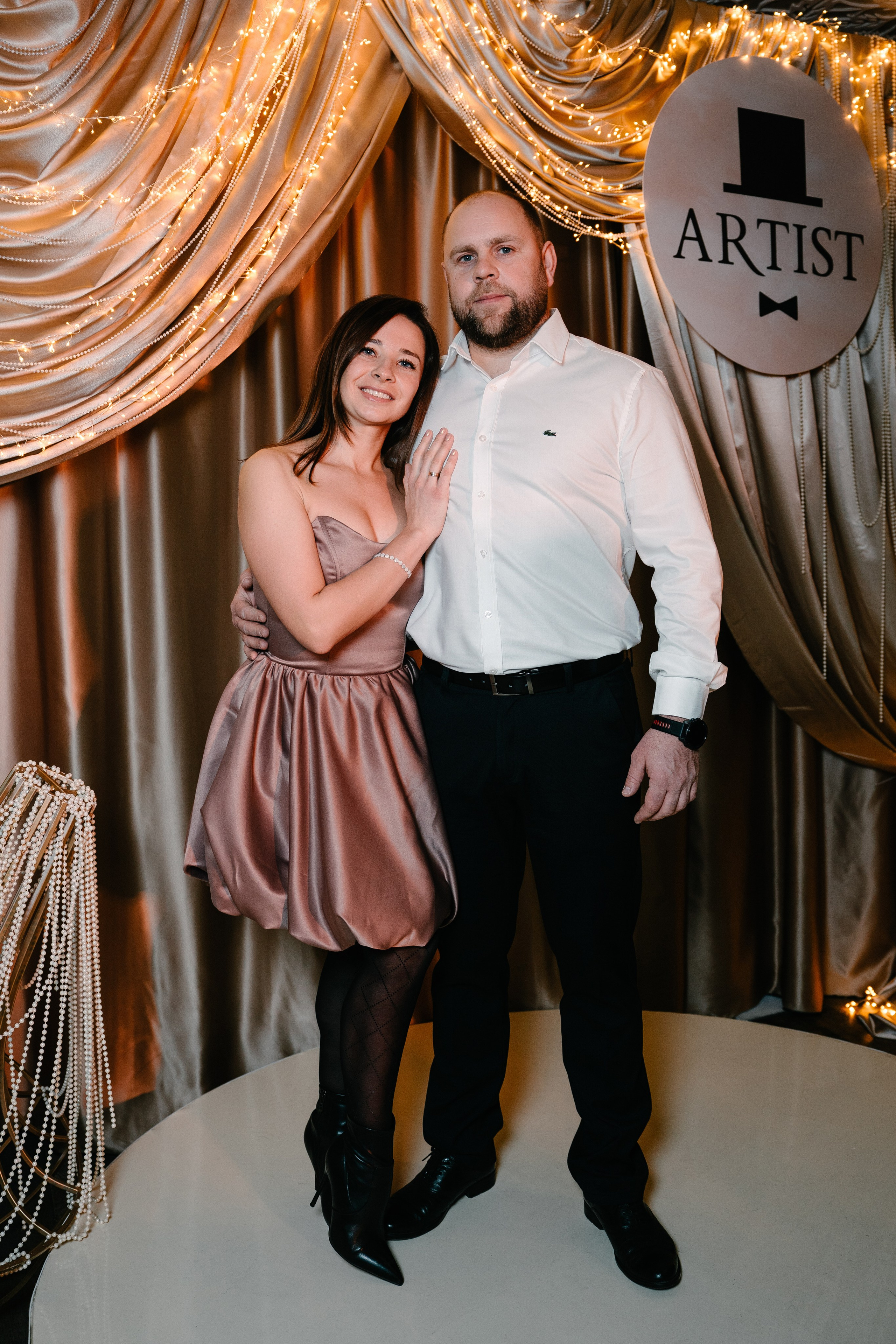 Новогодний вечер в Артисте. Свадебный и семейный фотограф в Воронеже Анастасия Бойко