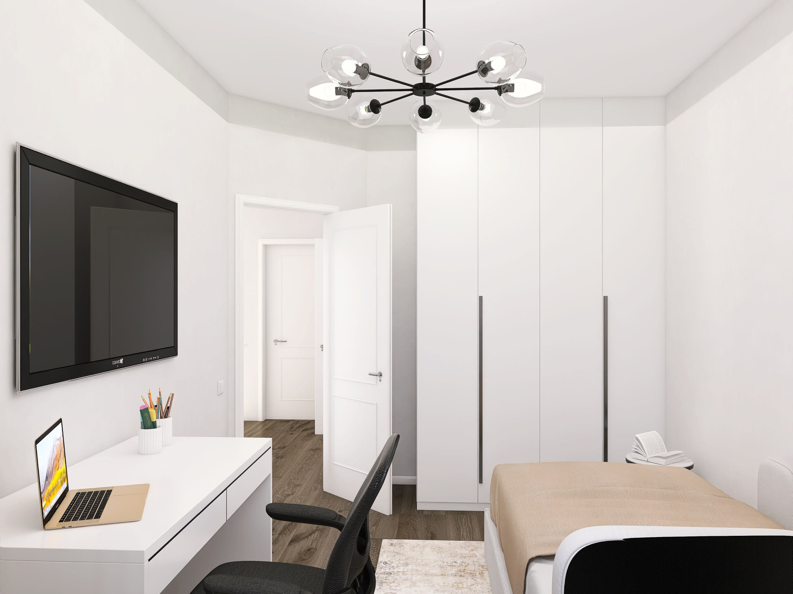 КП Green Park. Площадь 60 кв. м. Дизайнер интерьера в Новосибирске_Елена Сергеева