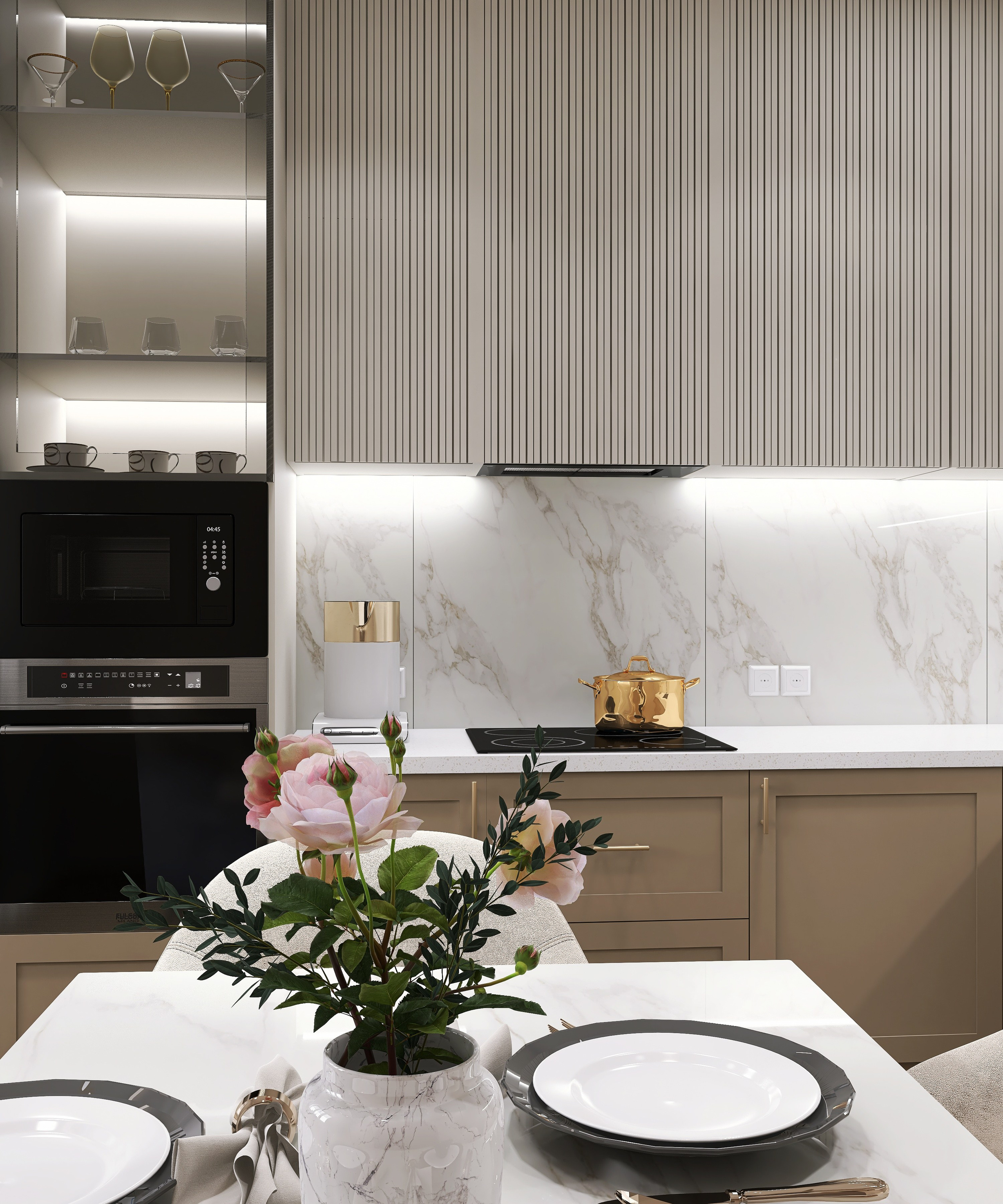 ЖК Северное сияние. Площадь 80 кв. м. Дизайнер интерьера в Новосибирске_Елена Сергеева