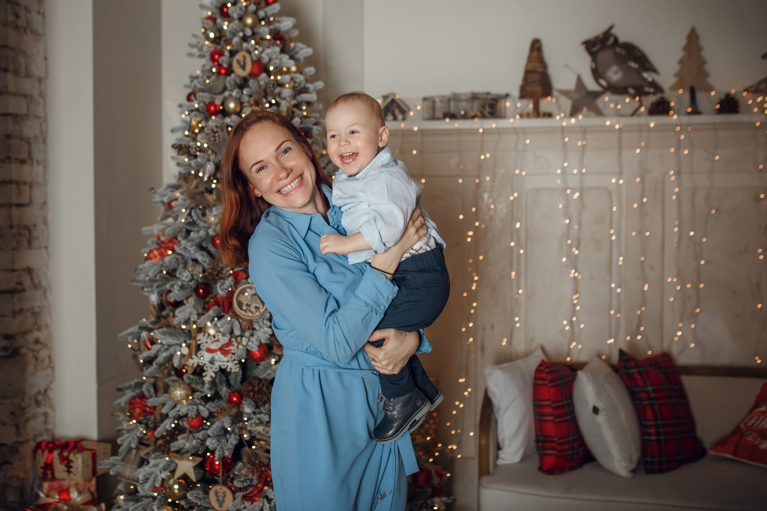 Богдан и семья. Фотограф на Крещение, семейный фотограф в Москве