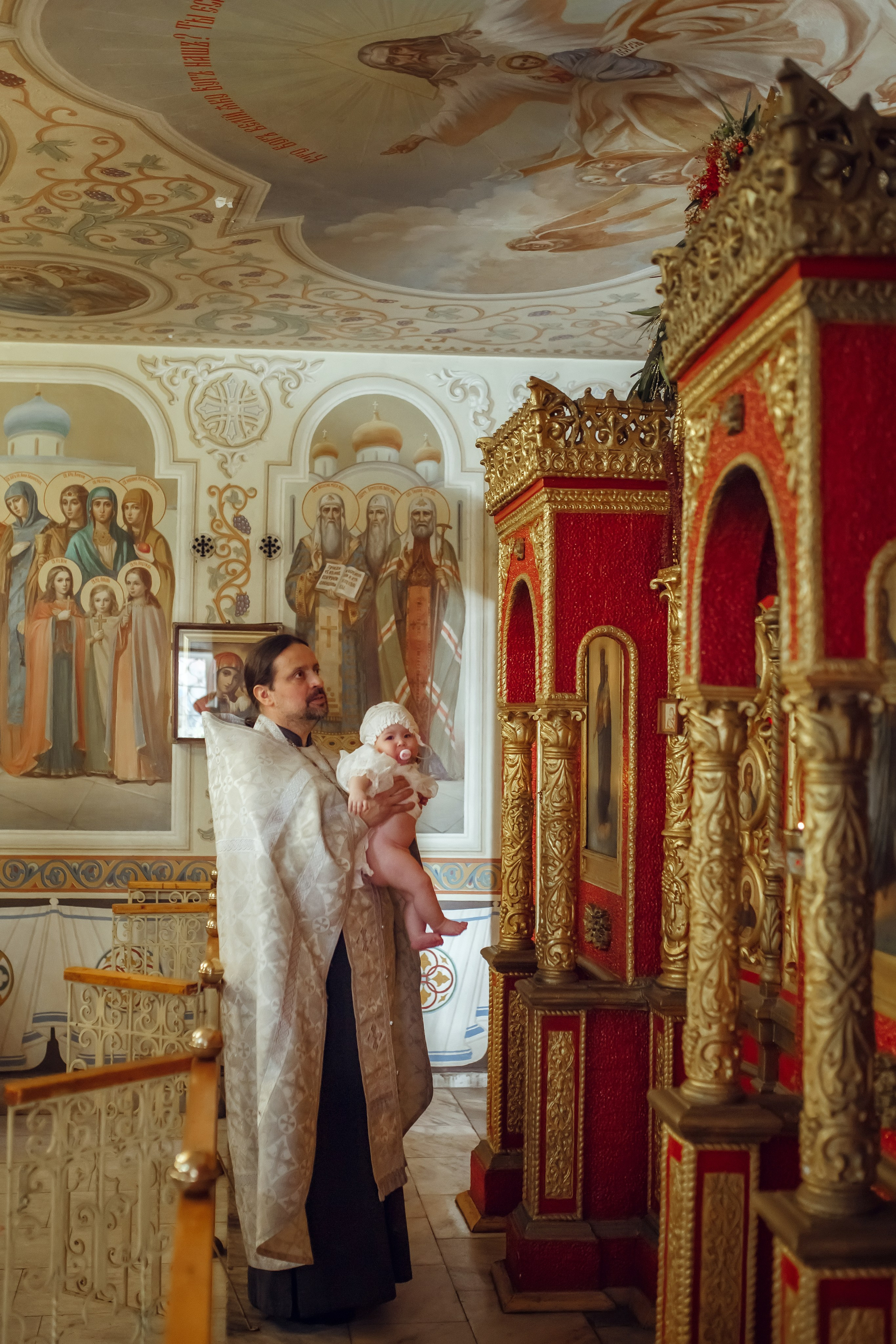 Крещение Валерии. Фотограф на Крещение, семейный фотограф в Москве