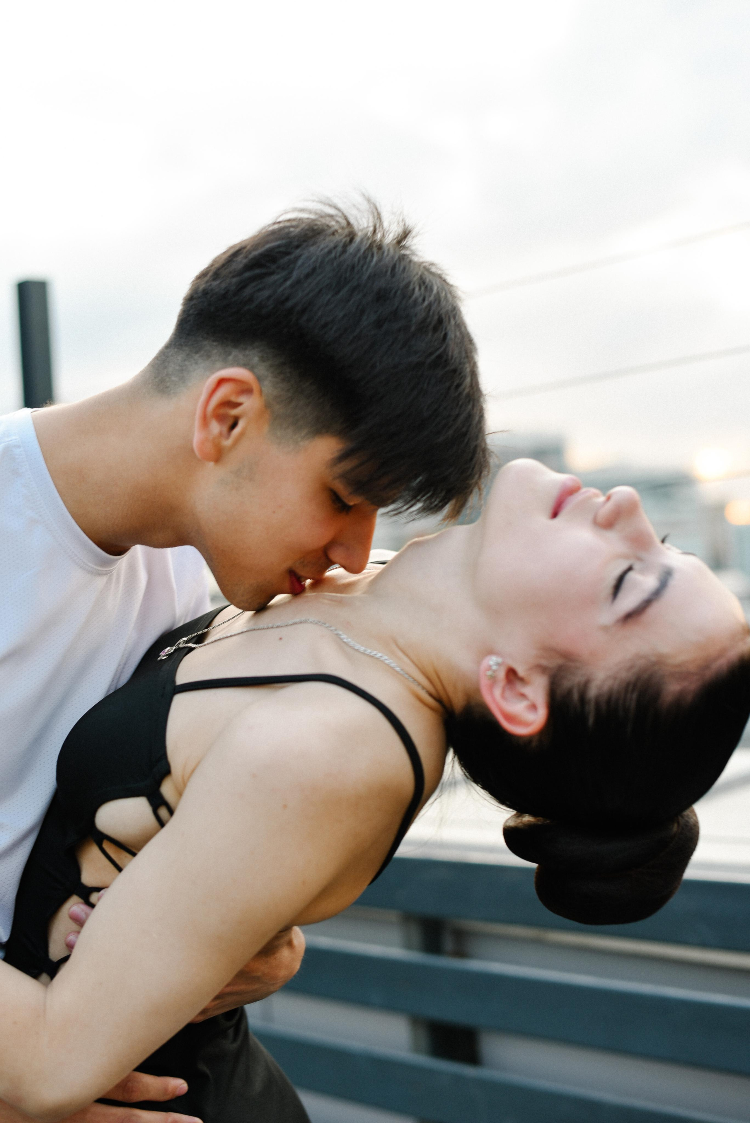 Крыша Виктория и Сергей. Фотограф Лола Волна, город Москва