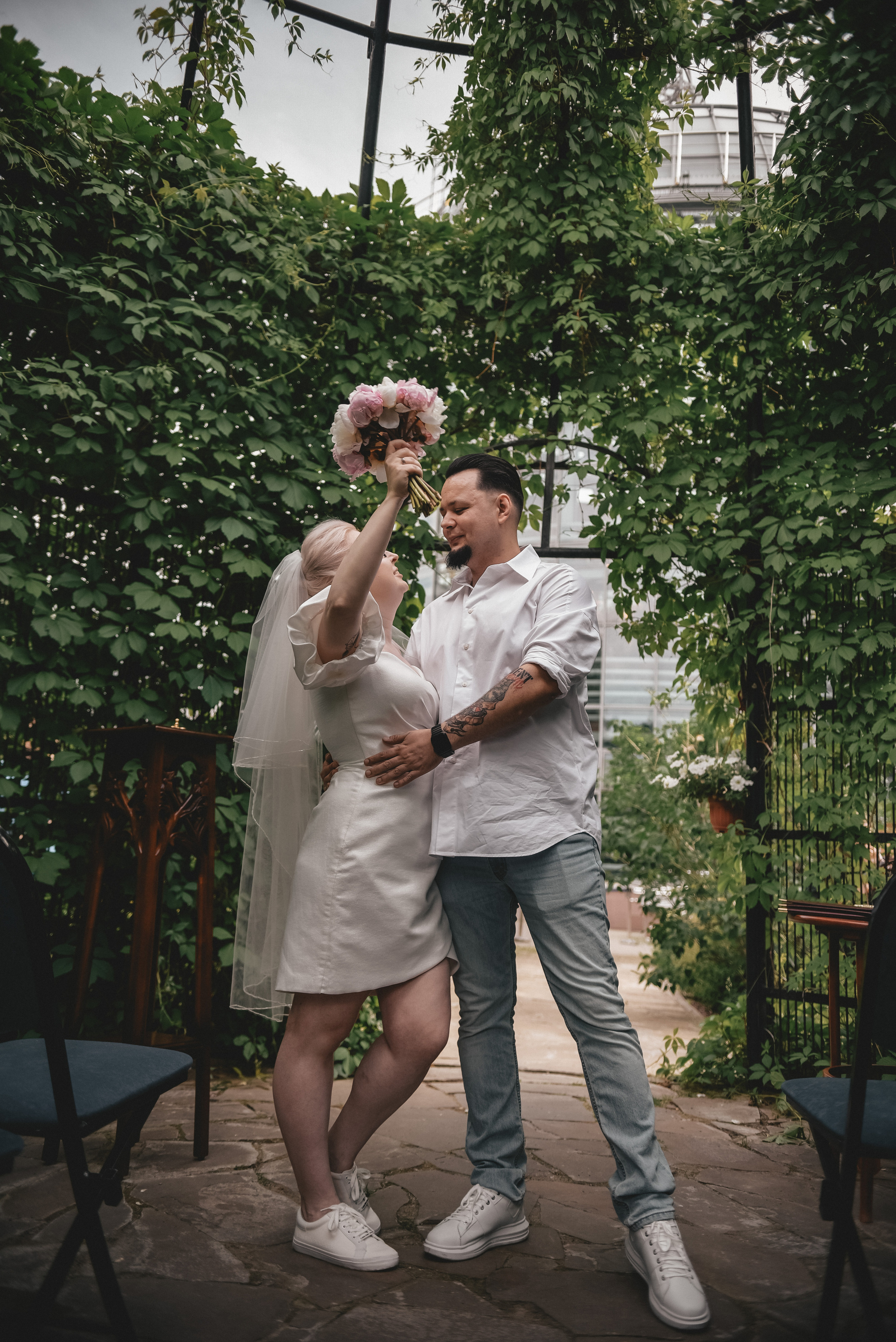 Иван и Надежда Свадебный День Ротонда Дома Клюевых. Фотограф Лола Волна, город Москва