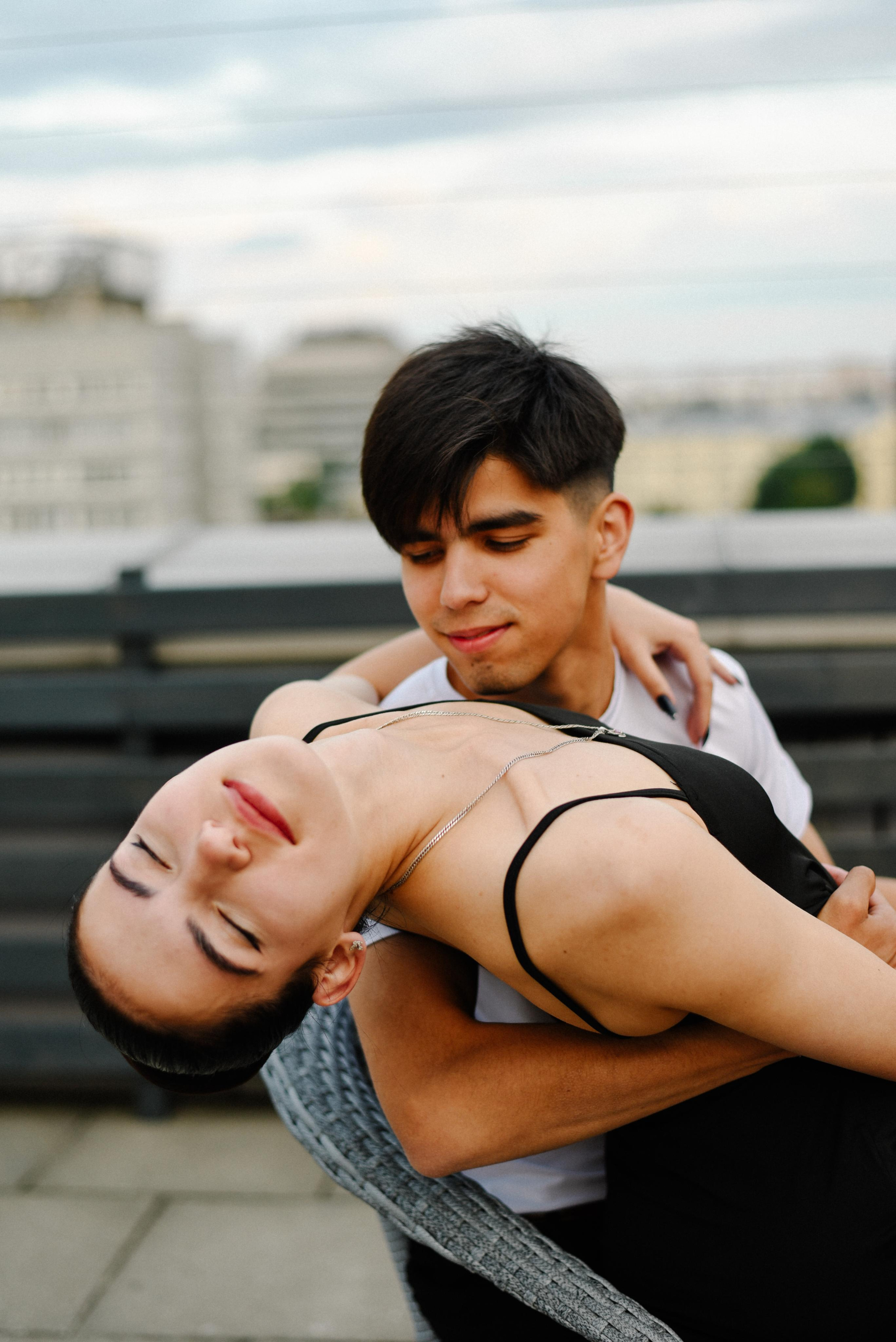 Крыша Виктория и Сергей. Фотограф Лола Волна, город Москва