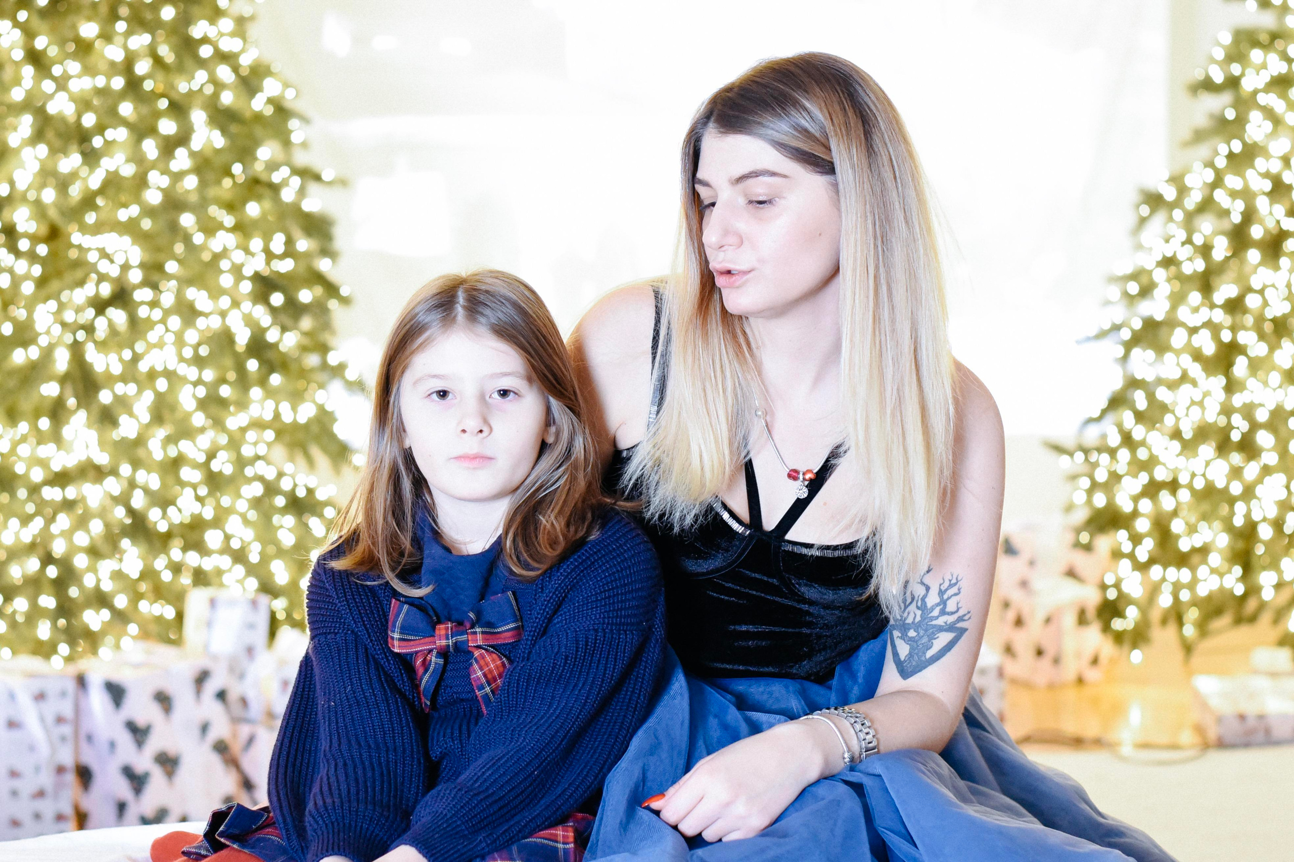 Александра, Илья и девочки Новогодняя. Фотограф Лола Волна, город Москва