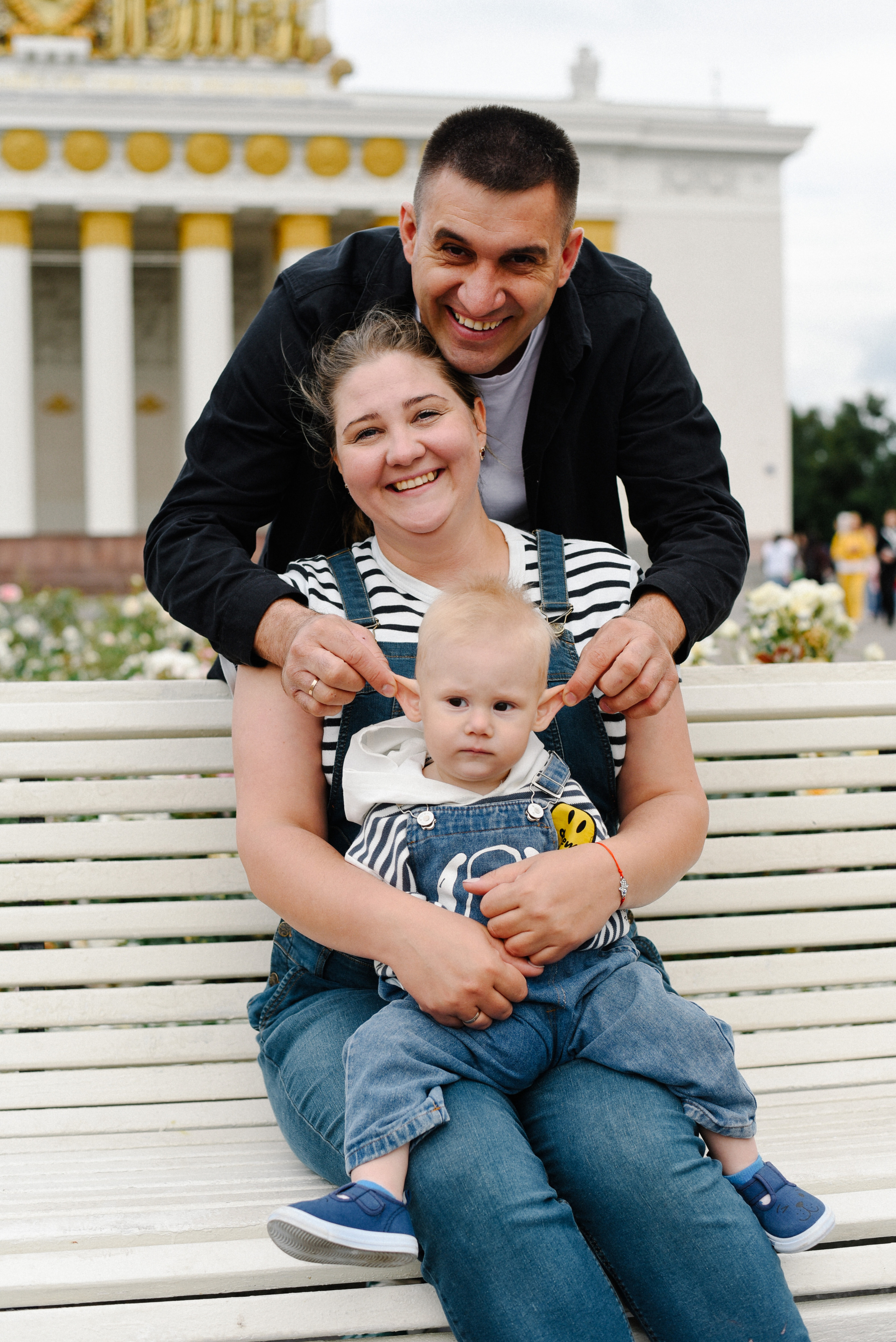 Александра, Дмитрий и Костя ВДНХ. Фотограф Лола Волна, город Москва