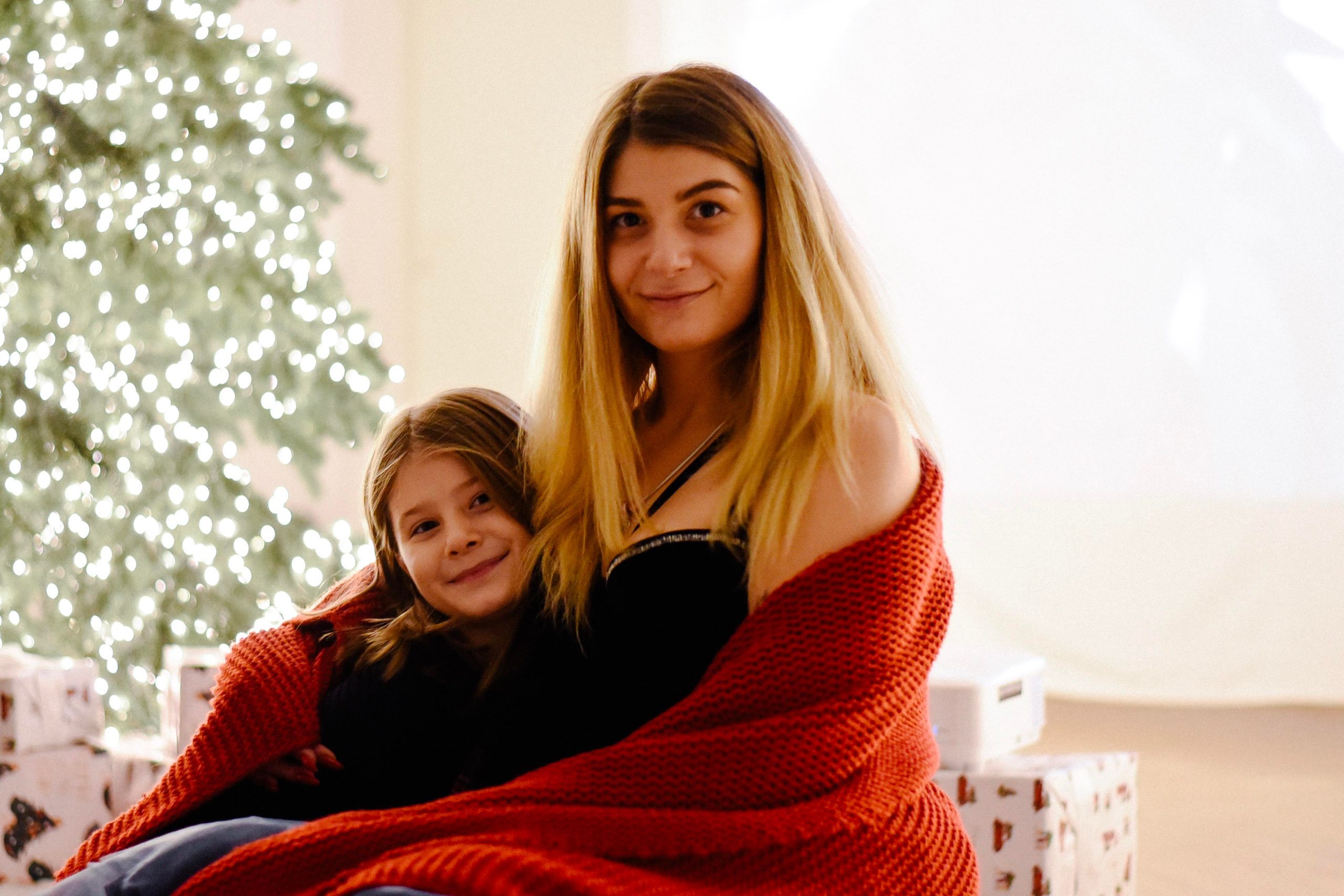 Александра, Илья и девочки Новогодняя. Фотограф Лола Волна, город Москва