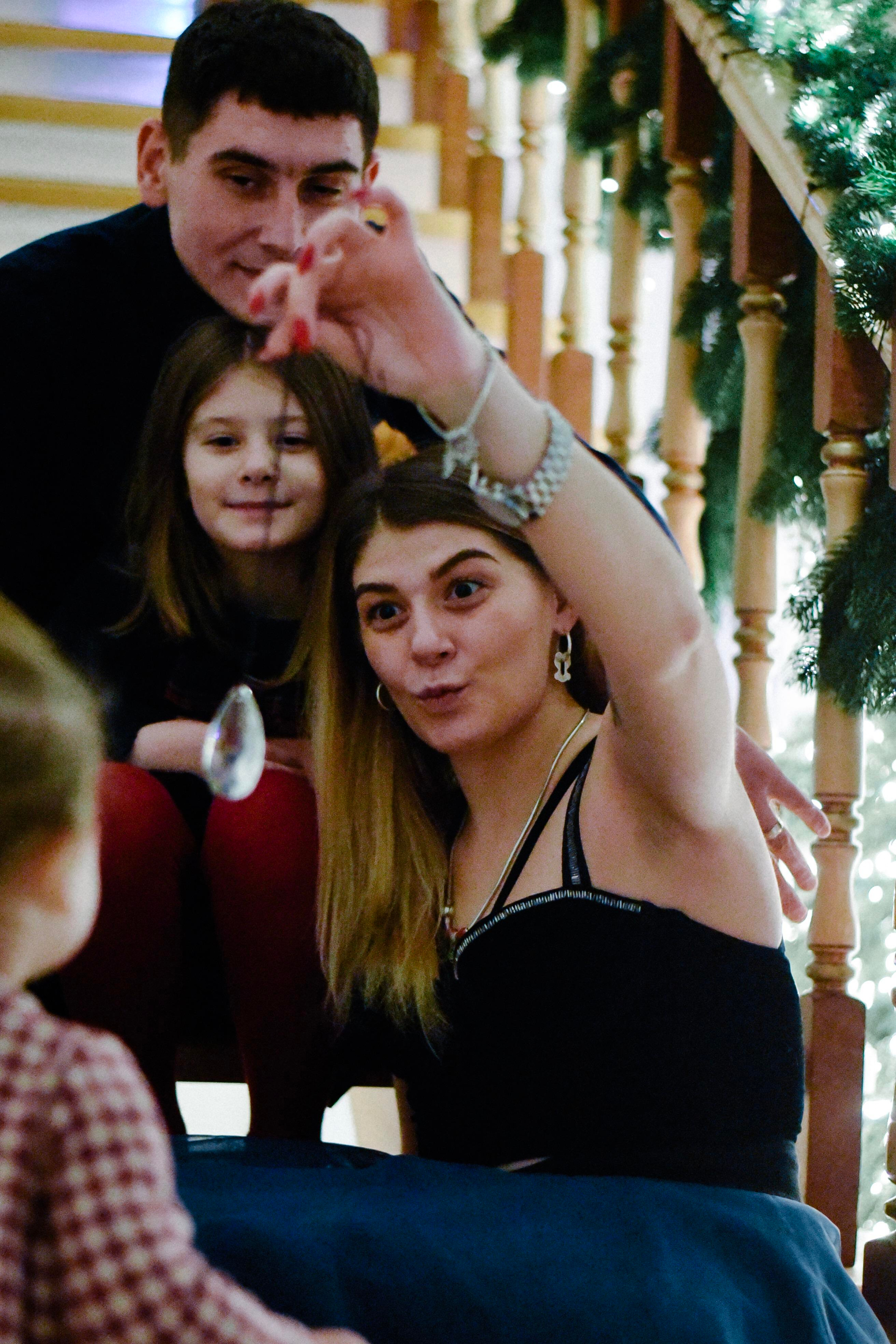 Александра, Илья и девочки Новогодняя. Фотограф Лола Волна, город Москва