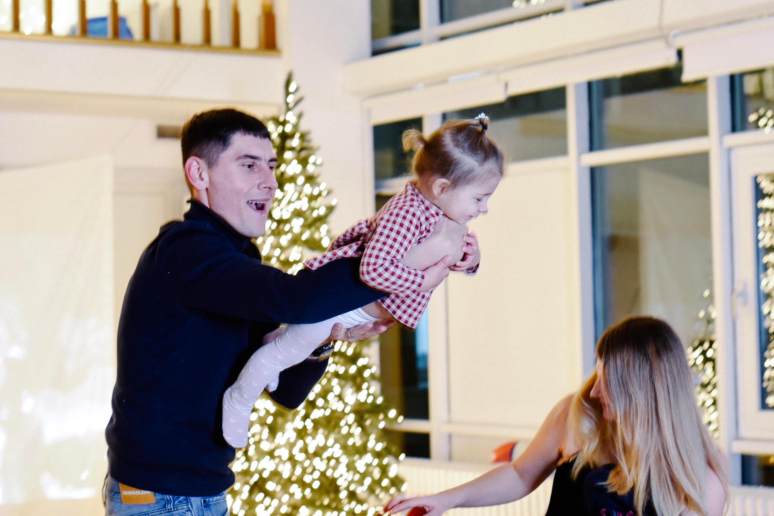 Александра, Илья и девочки Новогодняя. Фотограф Лола Волна, город Москва