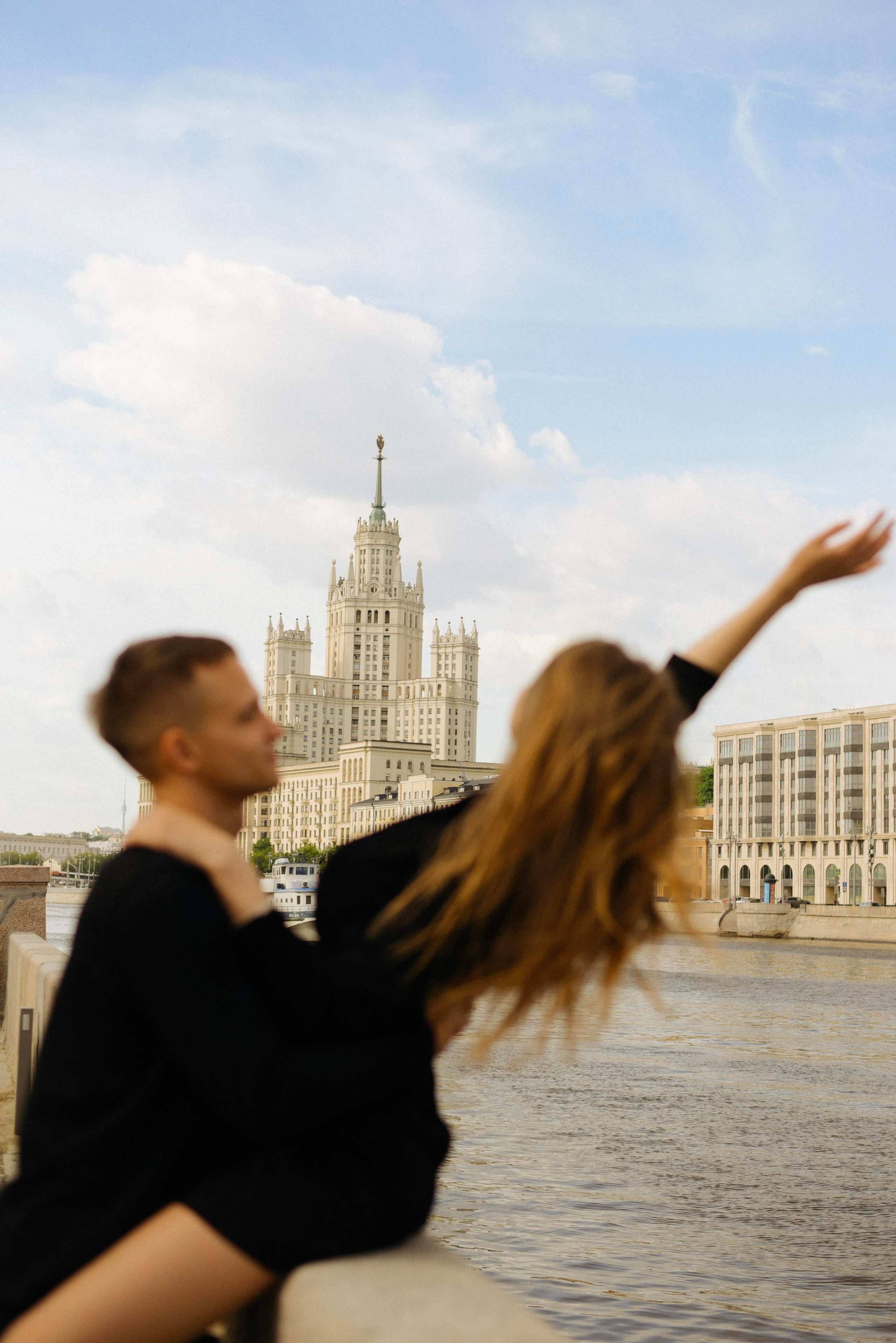 Высотка на Котельнической Руслан и Елена. Фотограф Лола Волна, город Москва