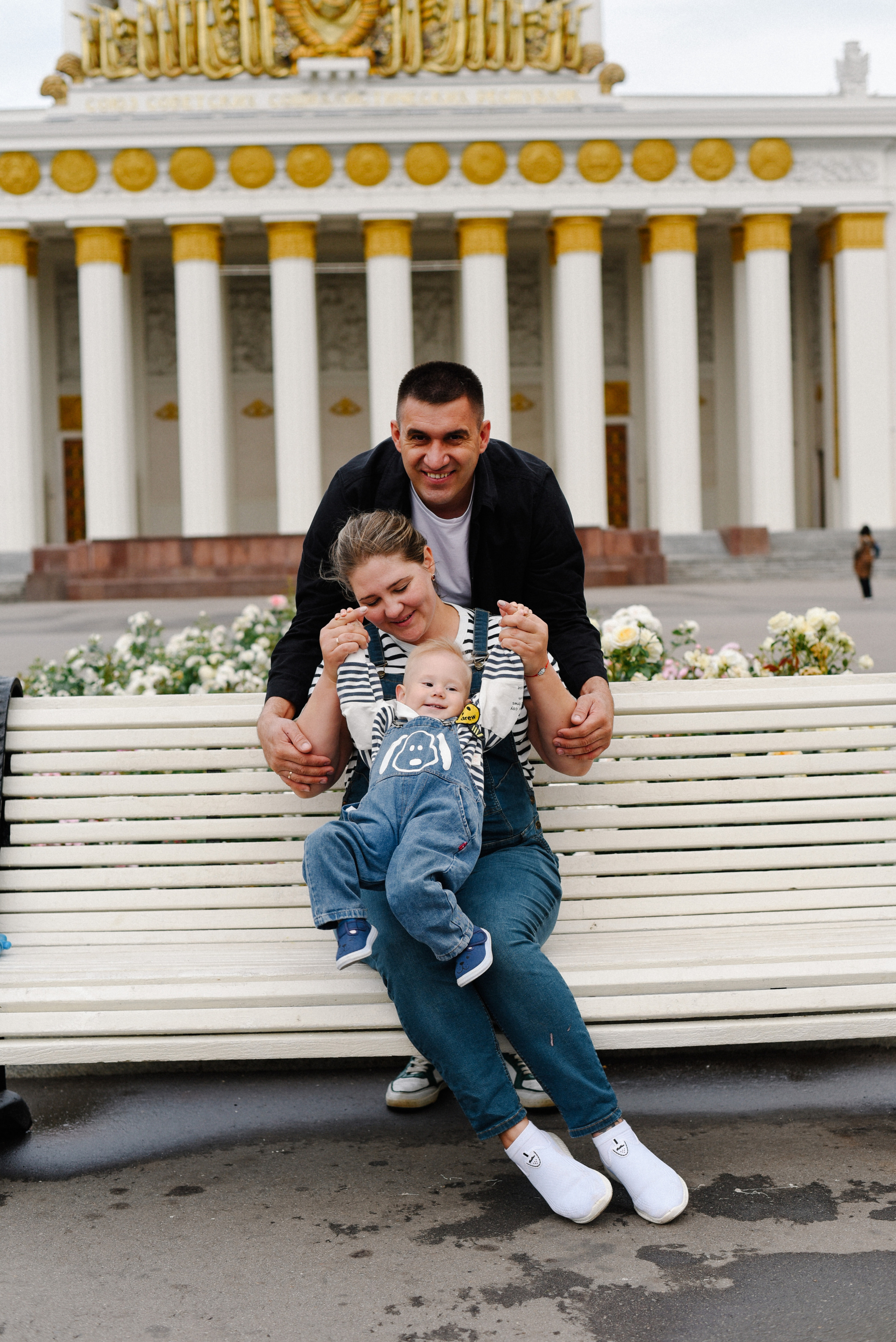 Александра, Дмитрий и Костя ВДНХ. Фотограф Лола Волна, город Москва