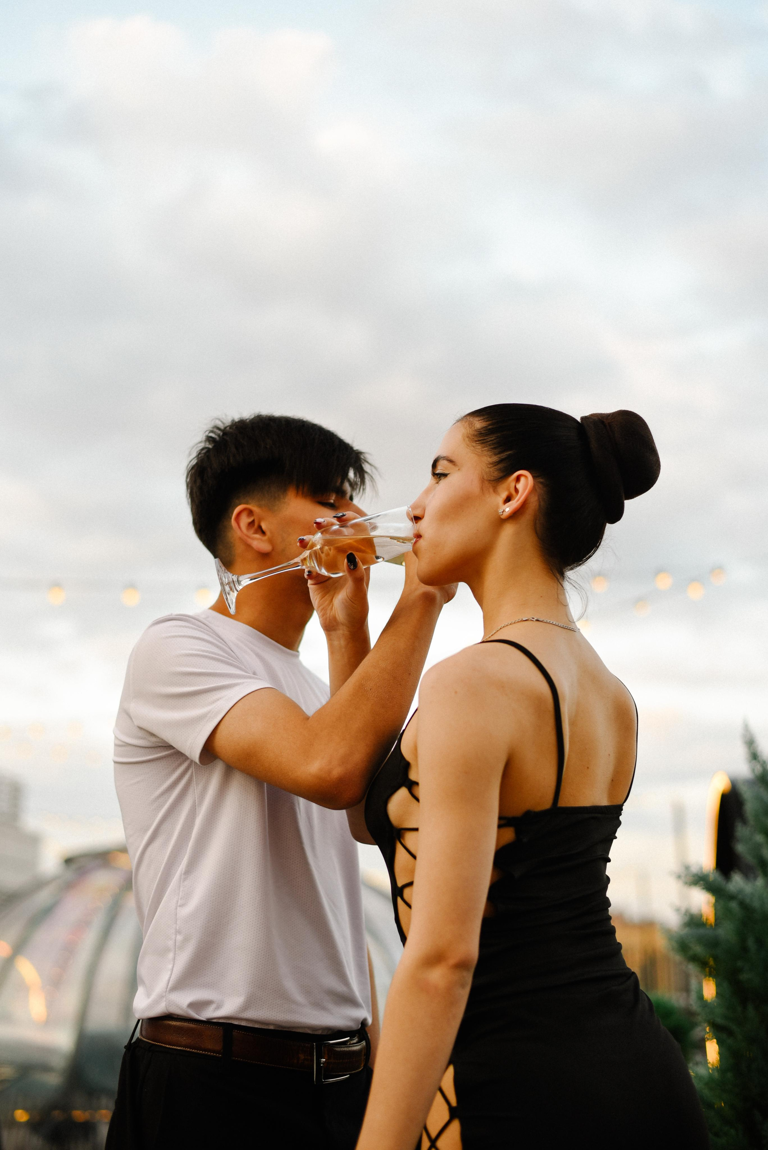 Крыша Виктория и Сергей. Фотограф Лола Волна, город Москва