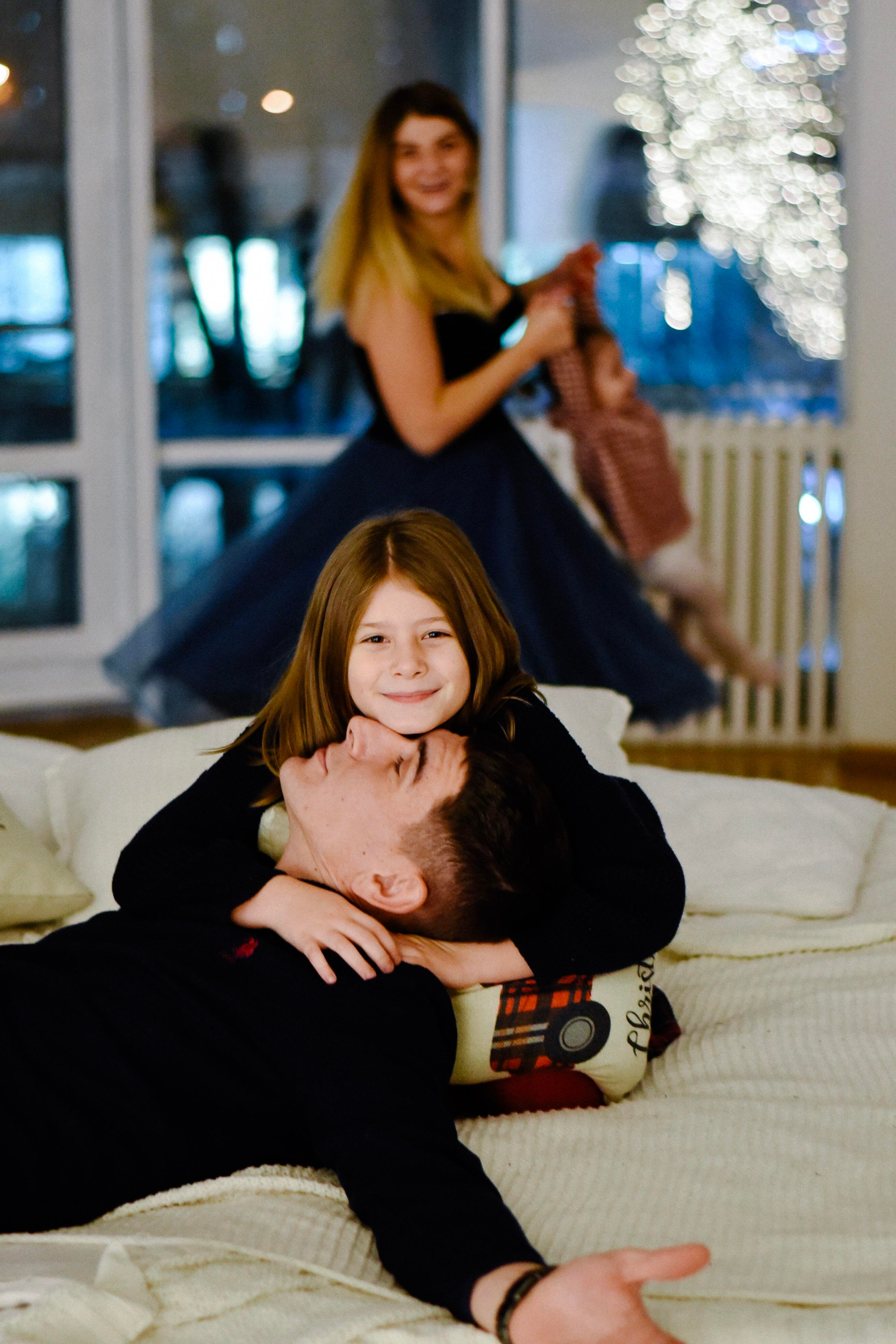 Александра, Илья и девочки Новогодняя. Фотограф Лола Волна, город Москва