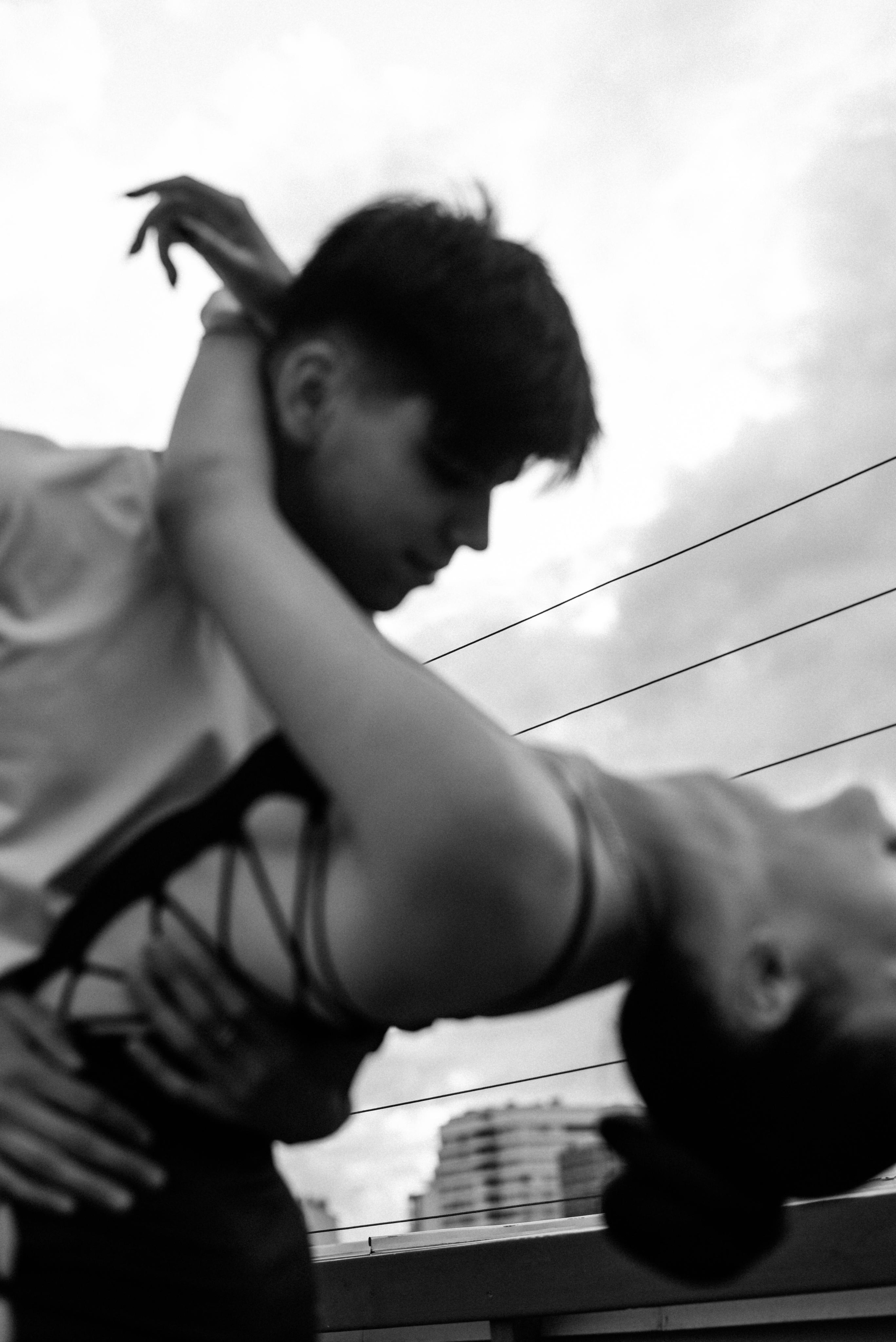 Крыша Виктория и Сергей. Фотограф Лола Волна, город Москва