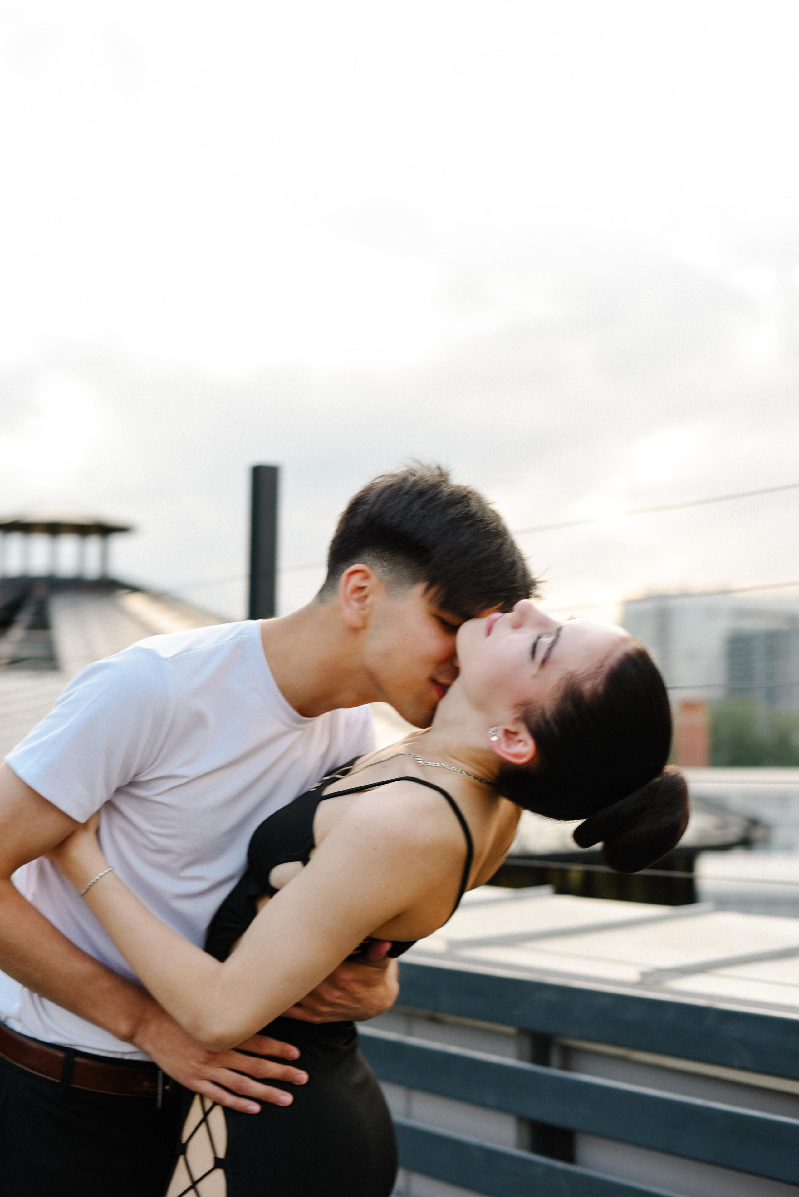 Крыша Виктория и Сергей. Фотограф Лола Волна, город Москва