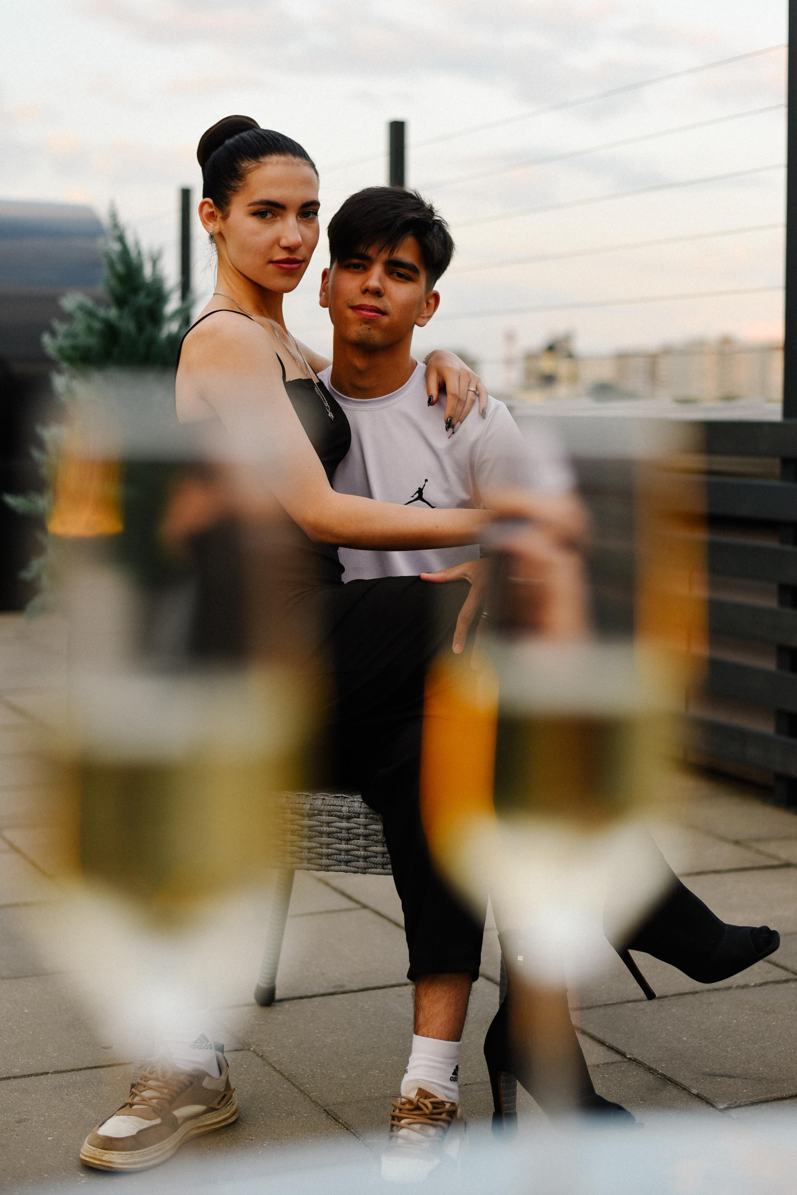 Крыша Виктория и Сергей. Фотограф Лола Волна, город Москва