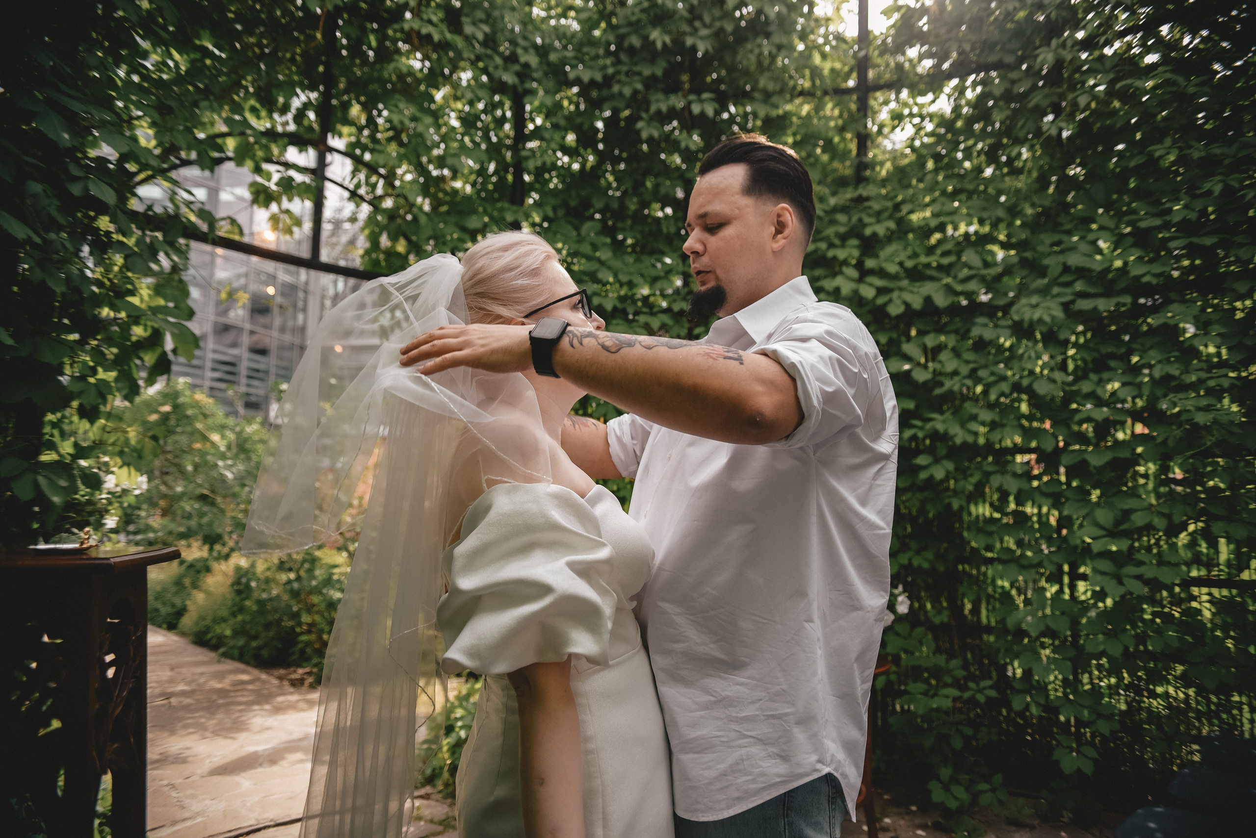 Иван и Надежда Свадебный День Ротонда Дома Клюевых. Фотограф Лола Волна, город Москва