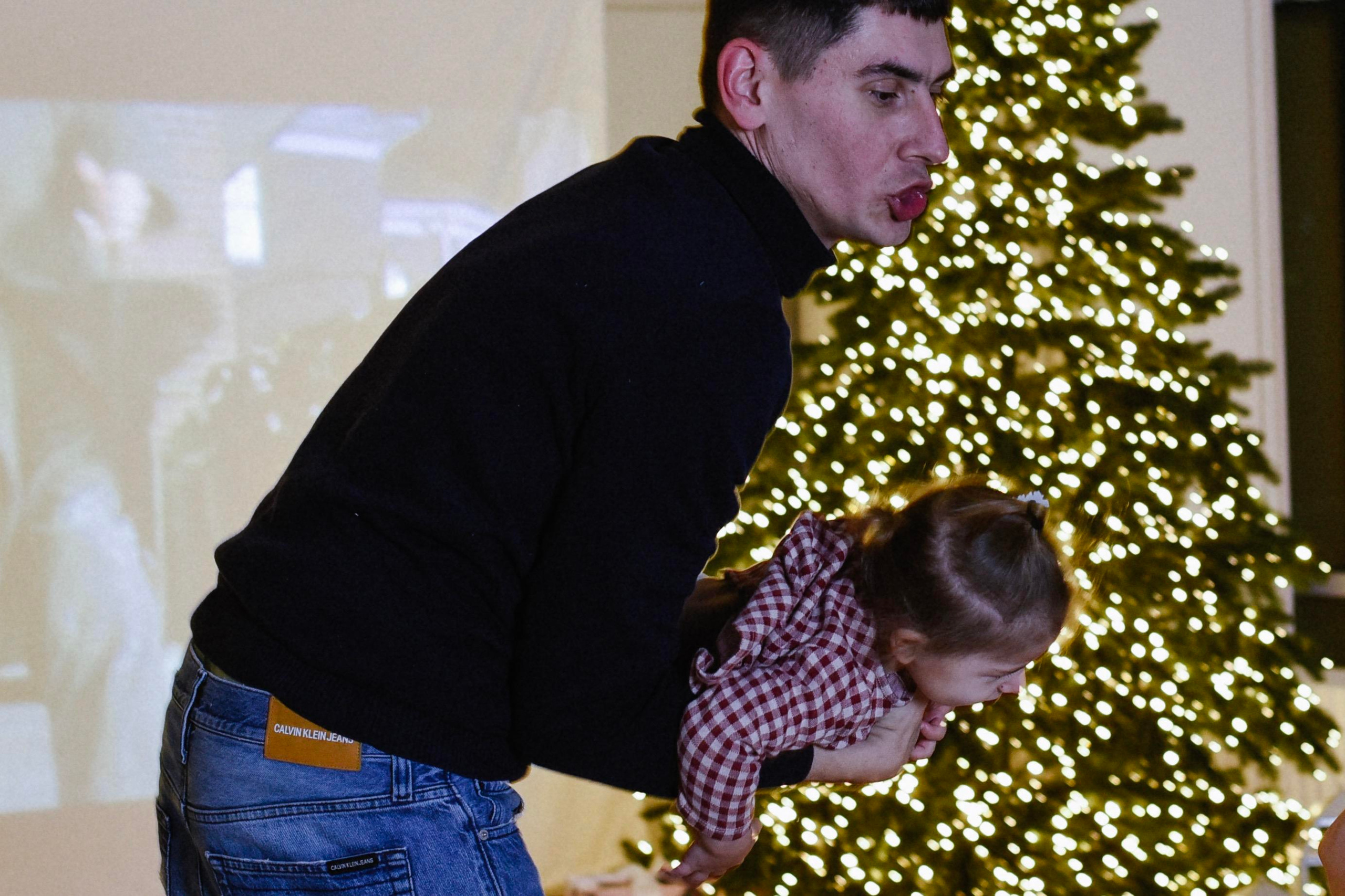 Александра, Илья и девочки Новогодняя. Фотограф Лола Волна, город Москва