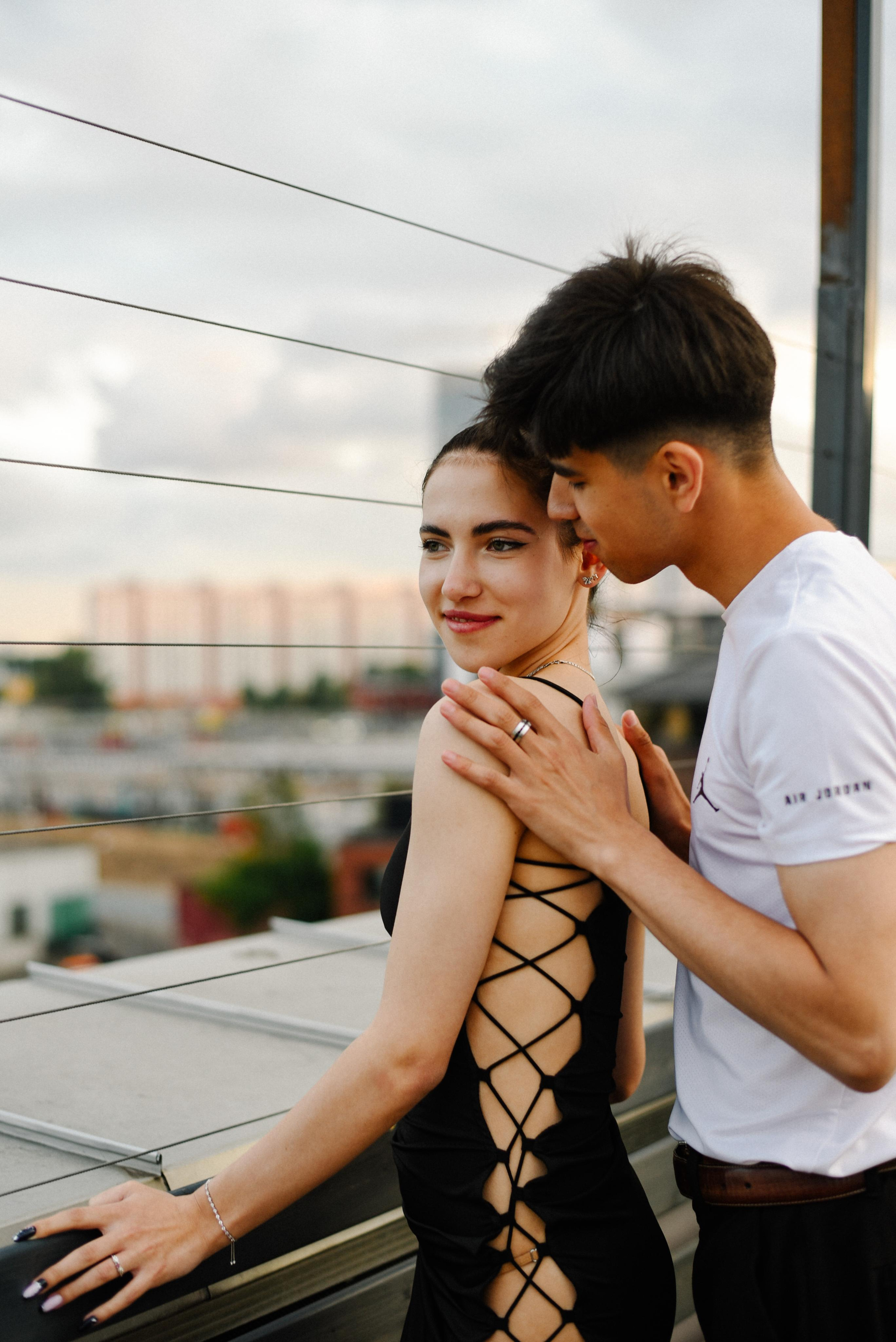 Крыша Виктория и Сергей. Фотограф Лола Волна, город Москва