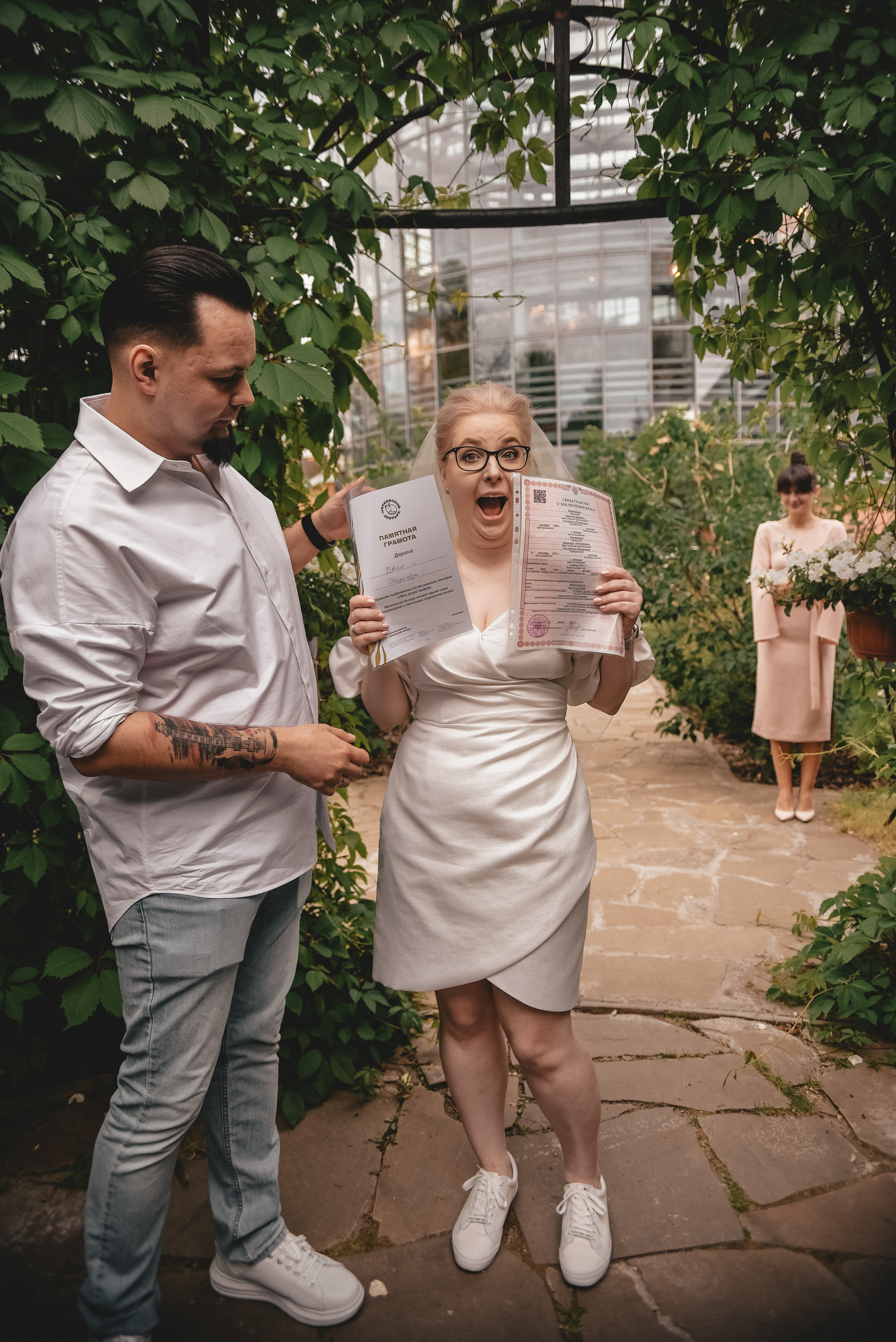 Иван и Надежда Свадебный День Ротонда Дома Клюевых. Фотограф Лола Волна, город Москва