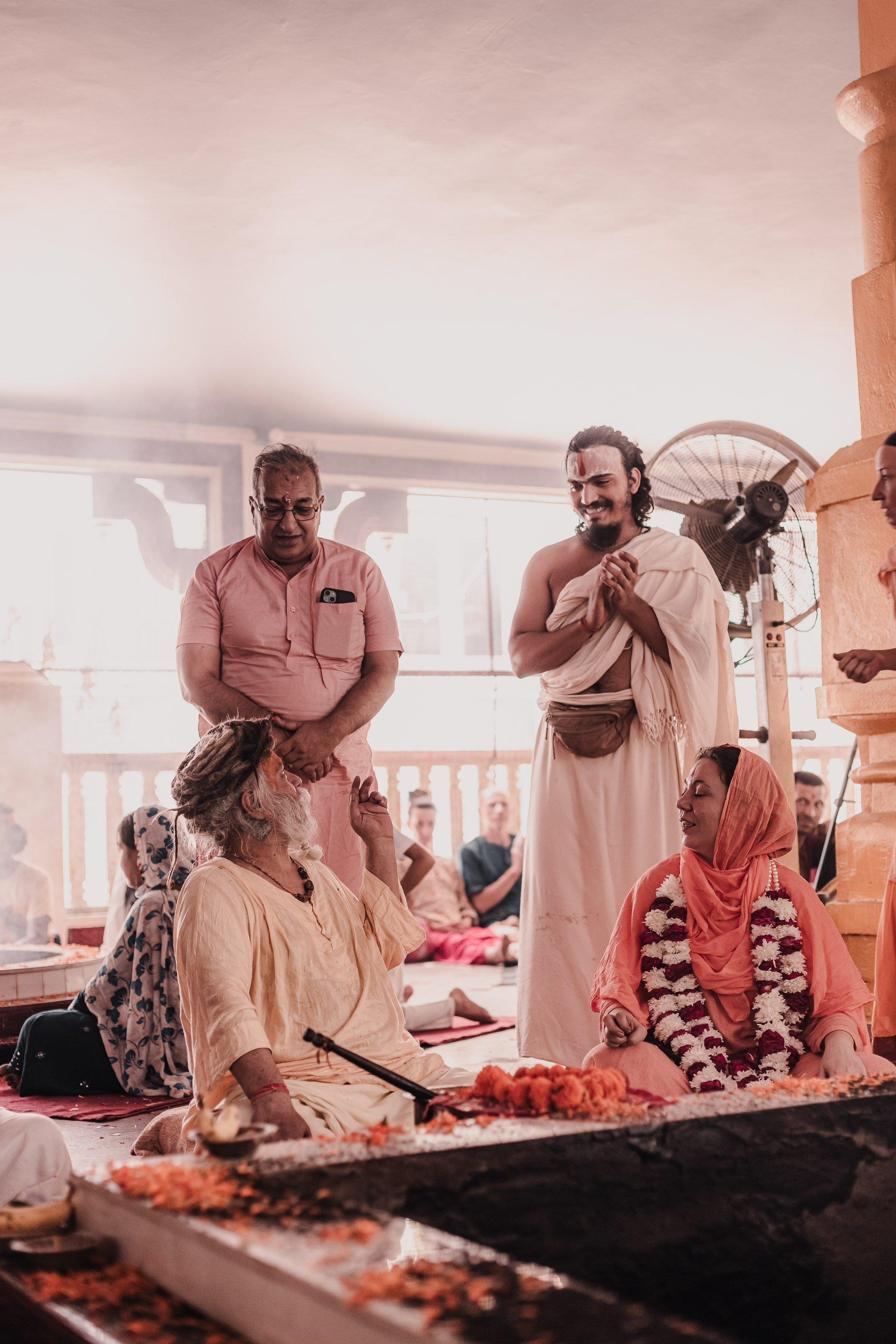 Navaratri yajna at Devraha Baba Ji ashram. Мариам Багдасарян
