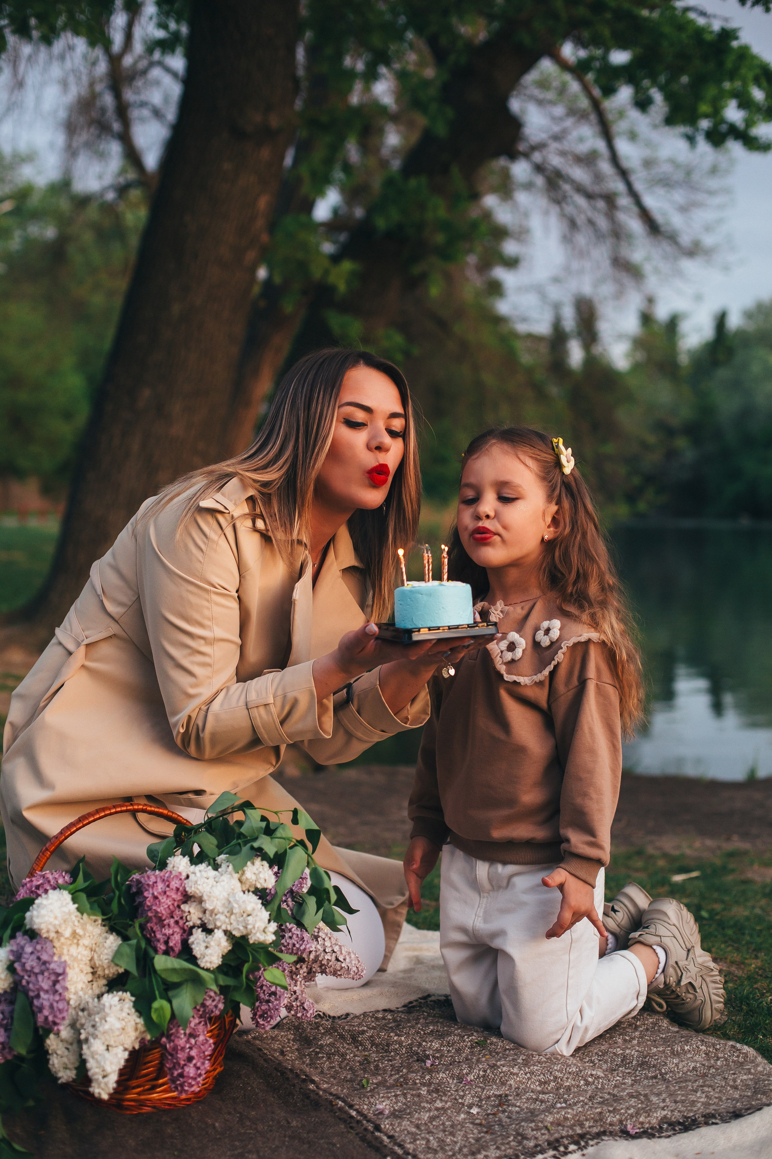 Семейная прогулка в парке. Фотограф Оксана Будко