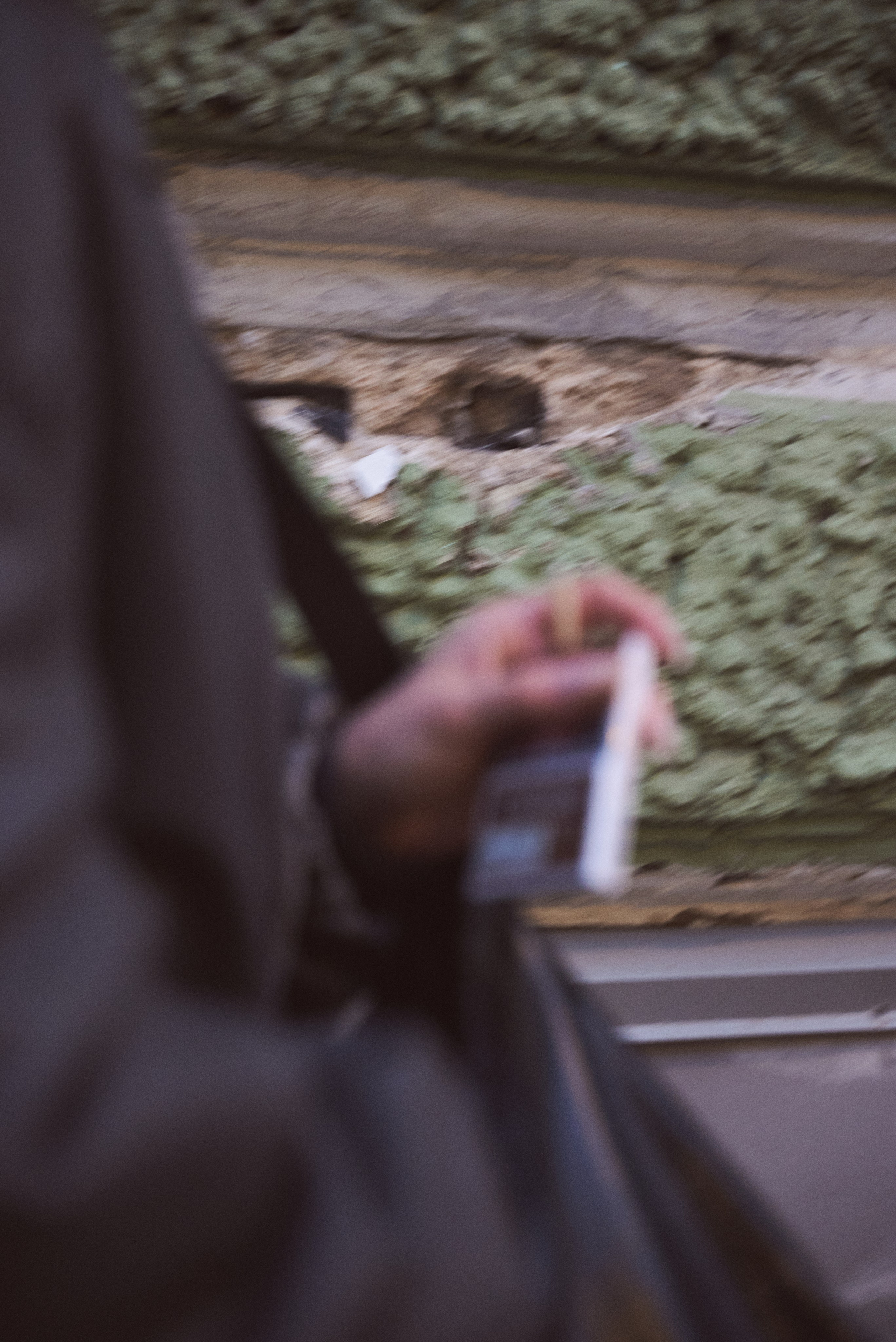 уличный смазанный кадр