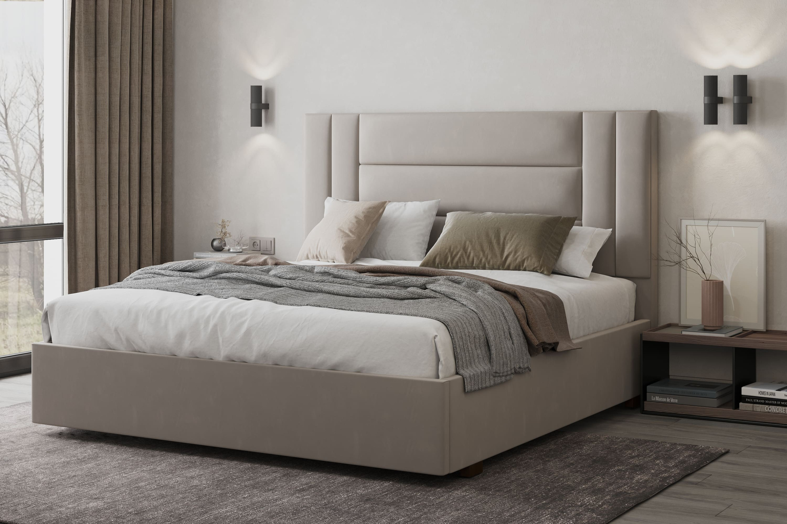 Визуализация кровати для мебельной фабрики