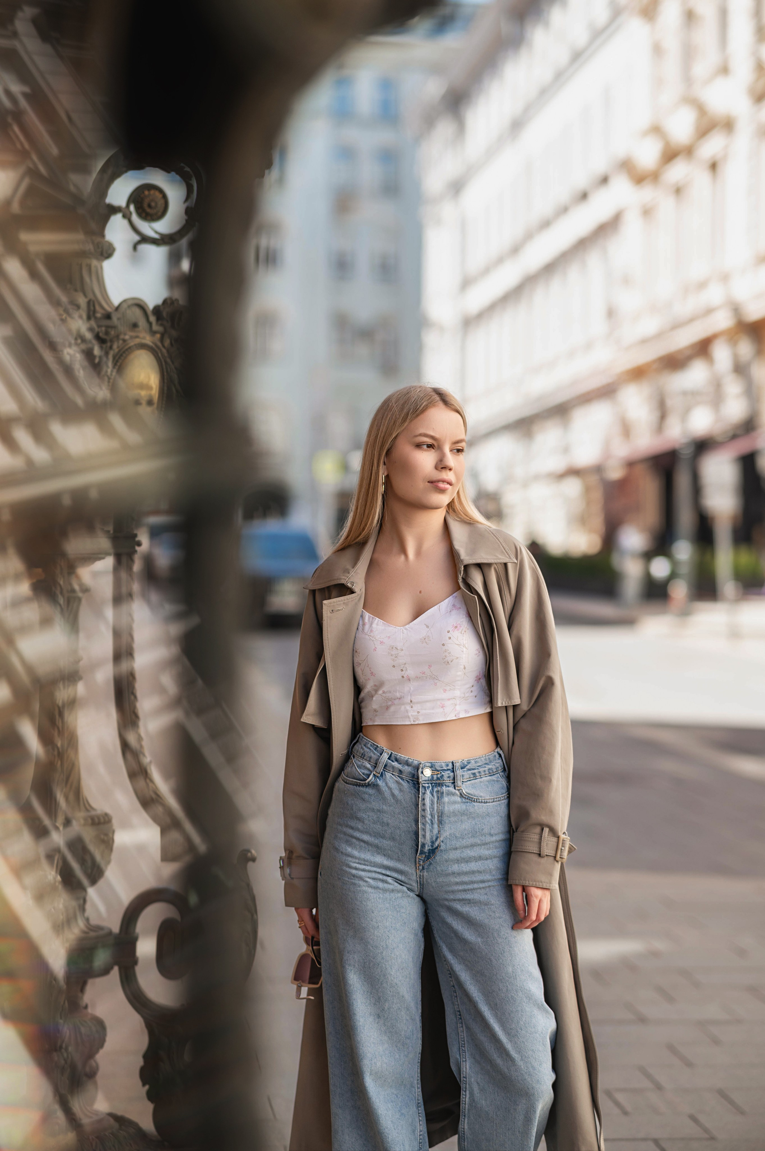 Дарья у отеля Будапешт