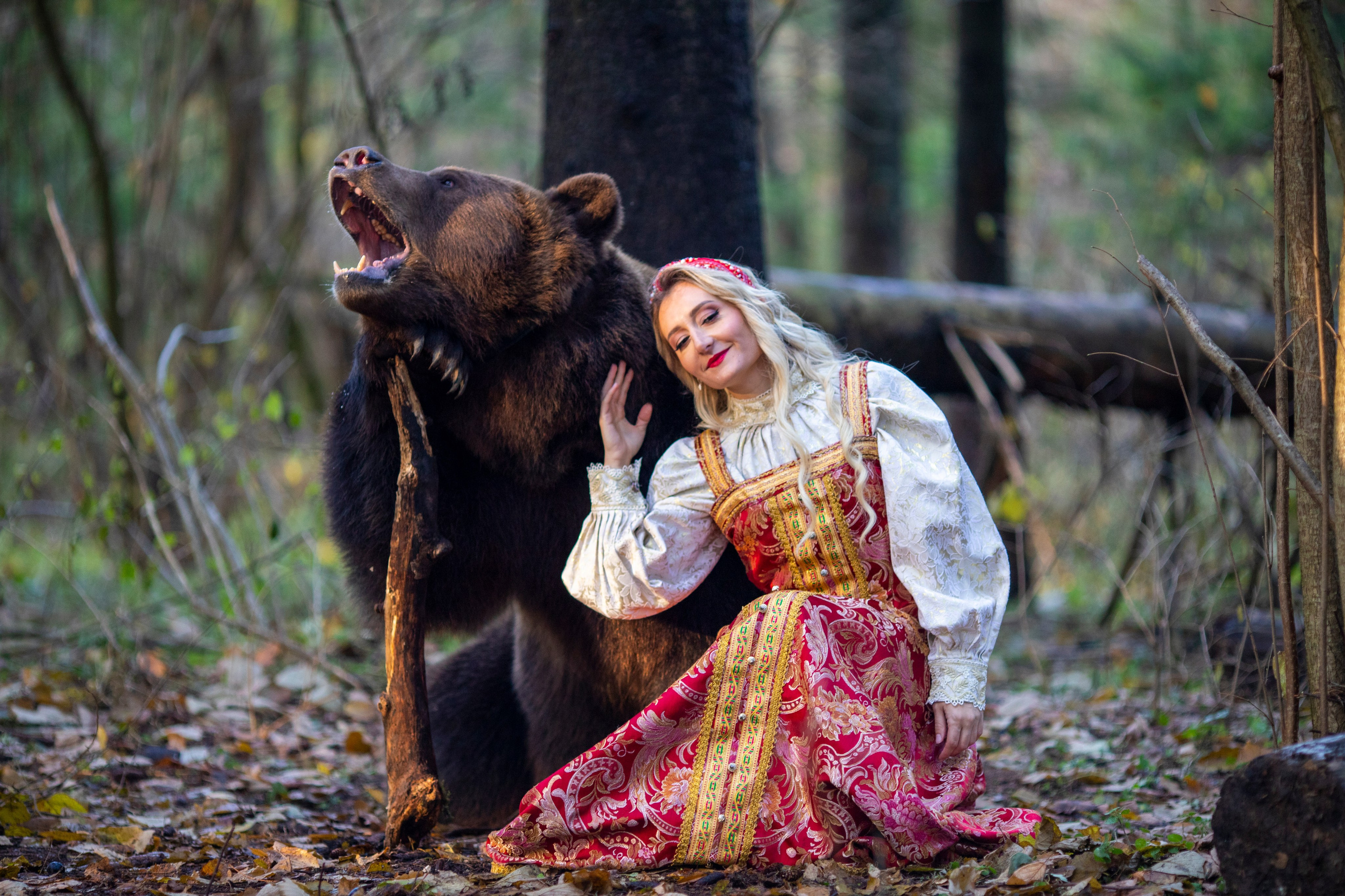 С медведем. Фотограф в Москве и в Московской области Сандра