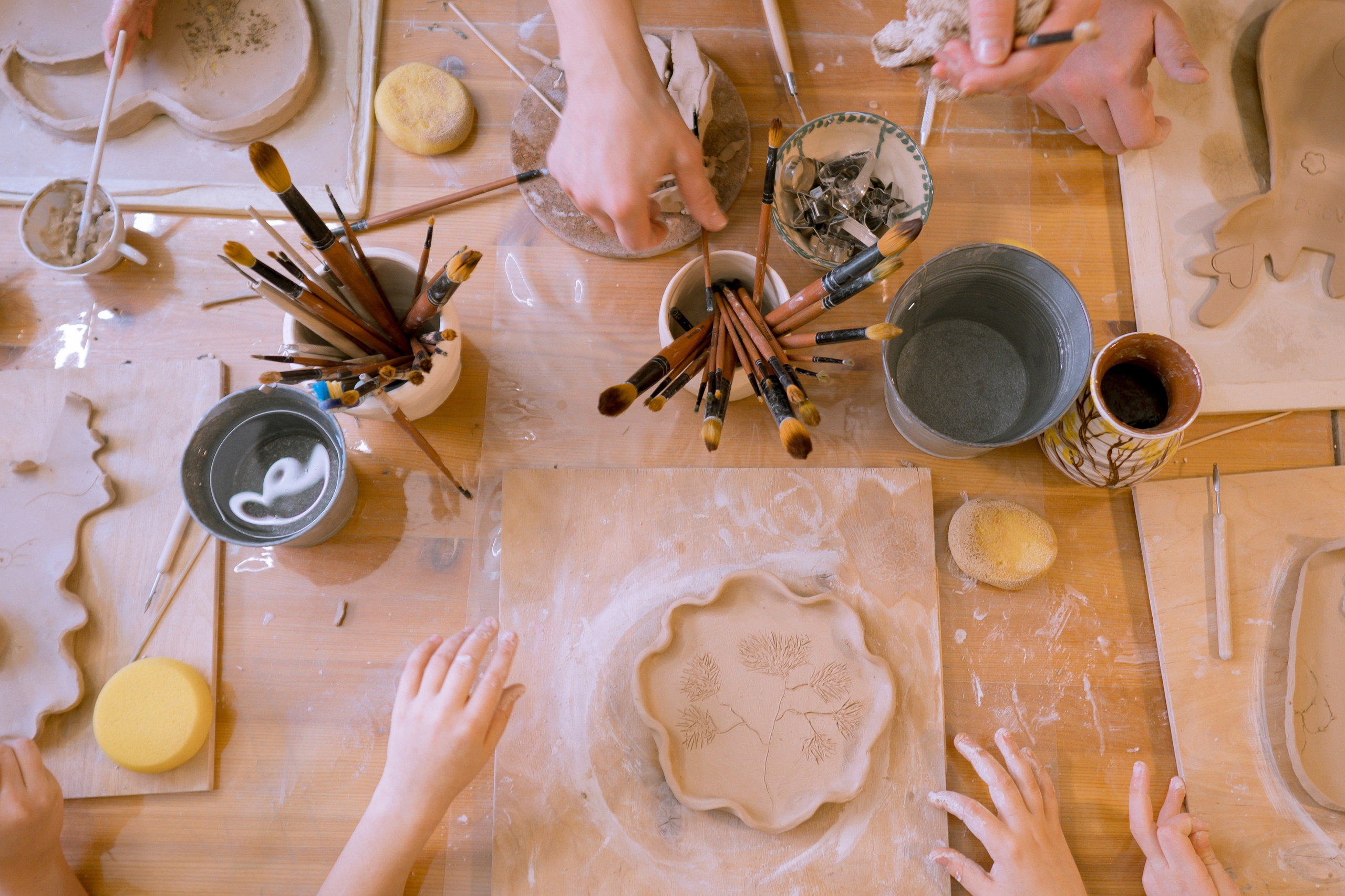Мастер-класс по керамике. Фотограф Дарья Морозова