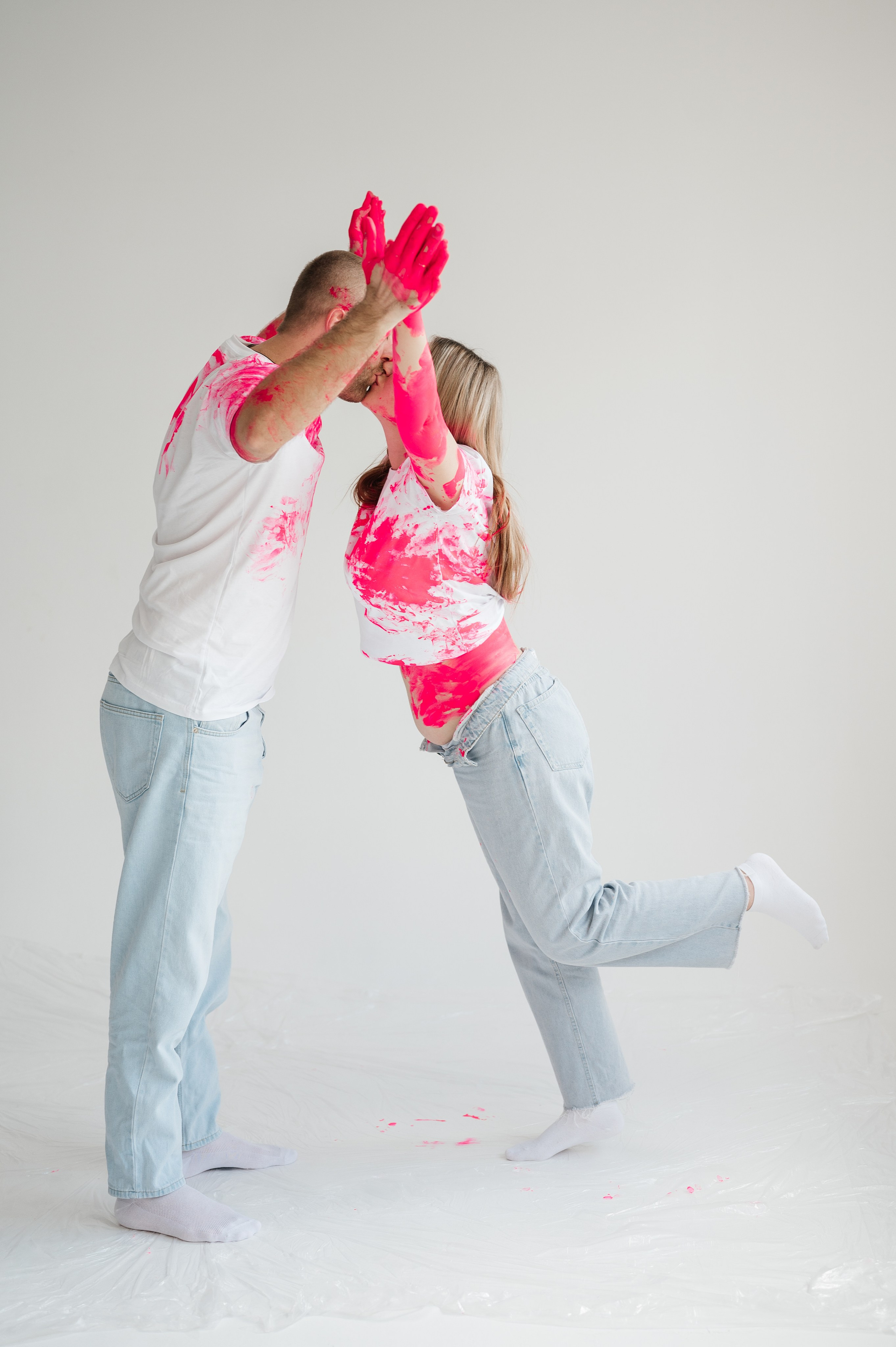 Гендер пати с красками. Свадебный и семейный фотограф в Краснодаре Алина Мельник