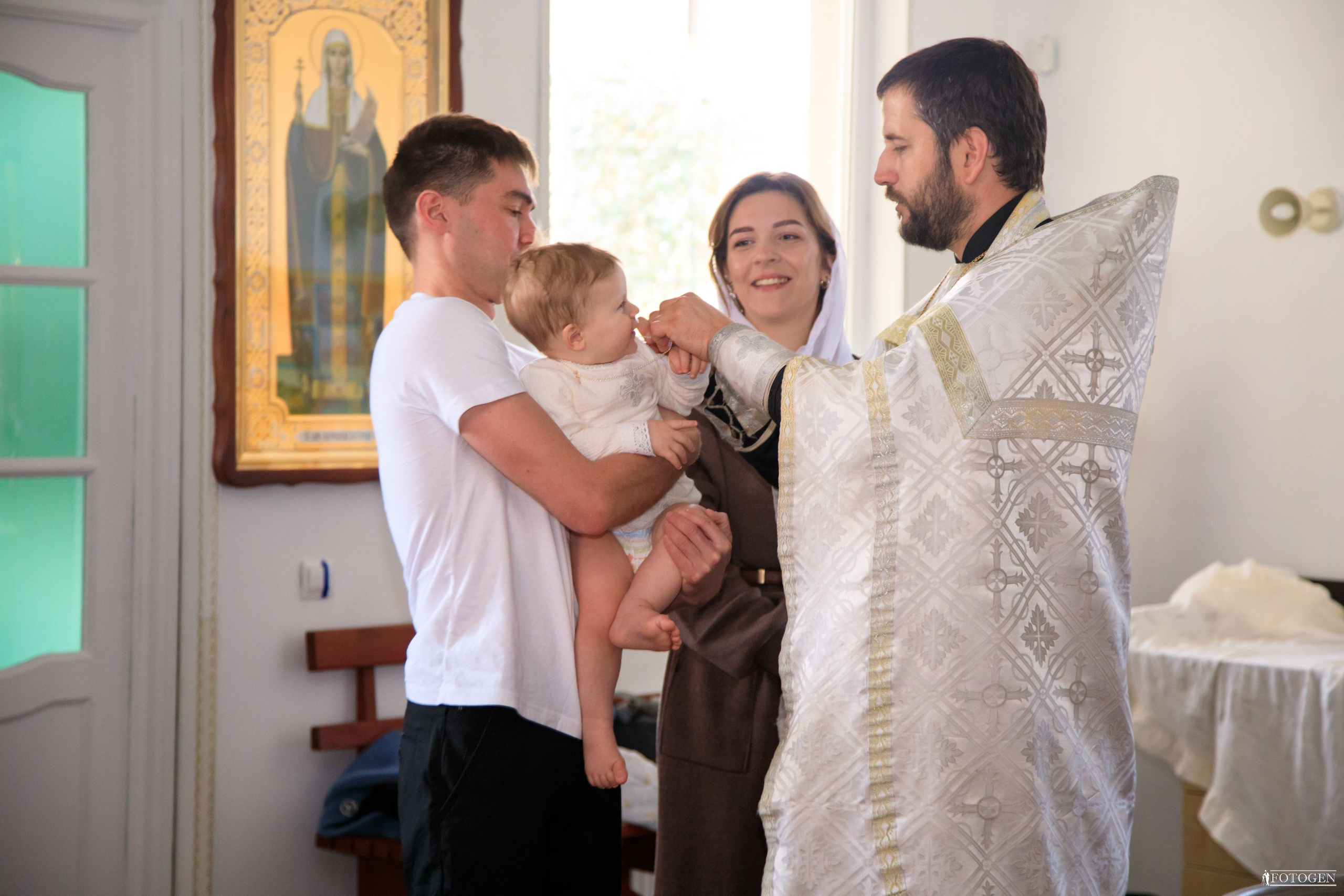 Крещение в кадре: Портфолио выездных фотосессий. Интерьерная фотостудия FOTOGEN г. Краснодар