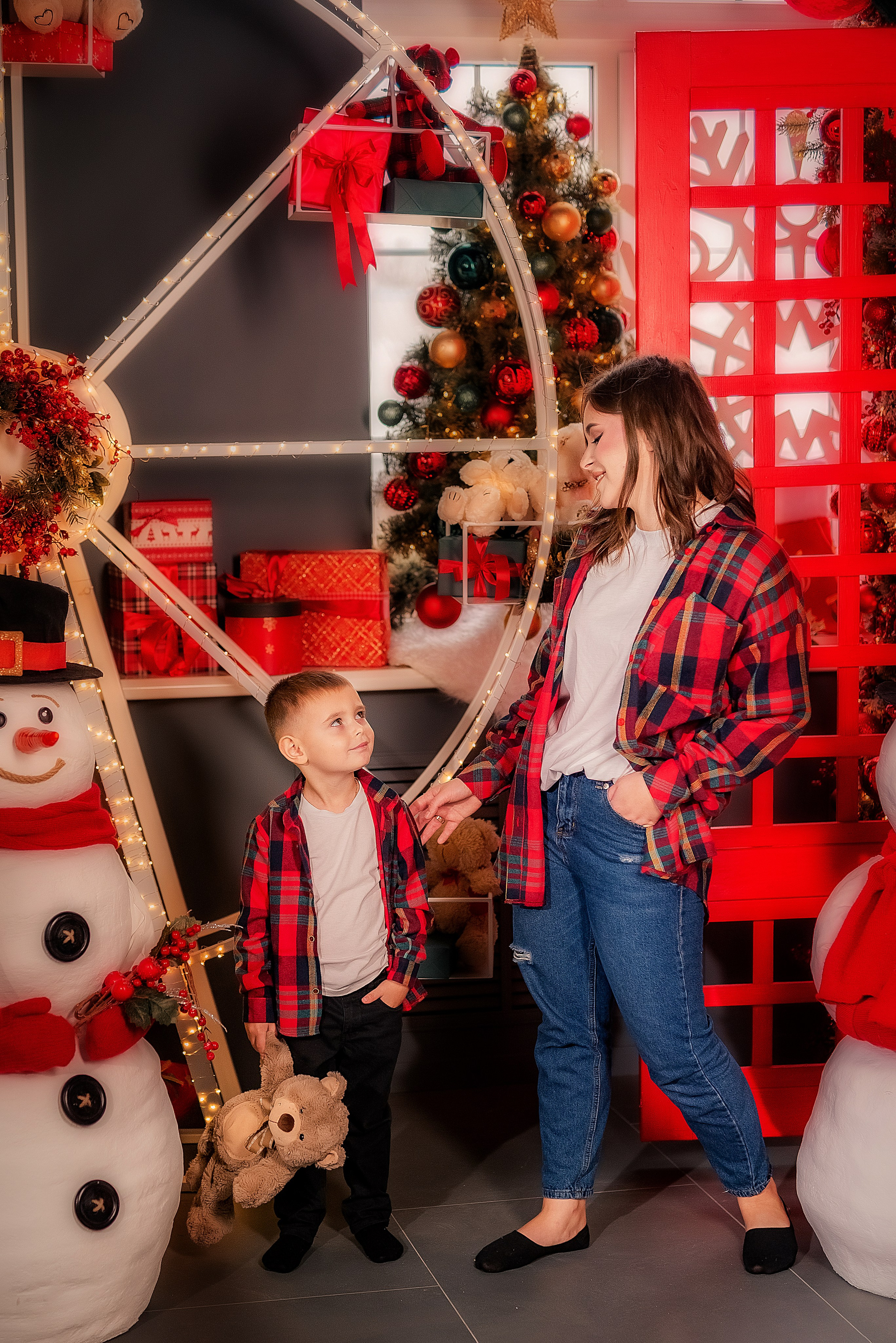 Новогодние открытки. Семейный, детский фотограф в Воронеже Анна Никитина