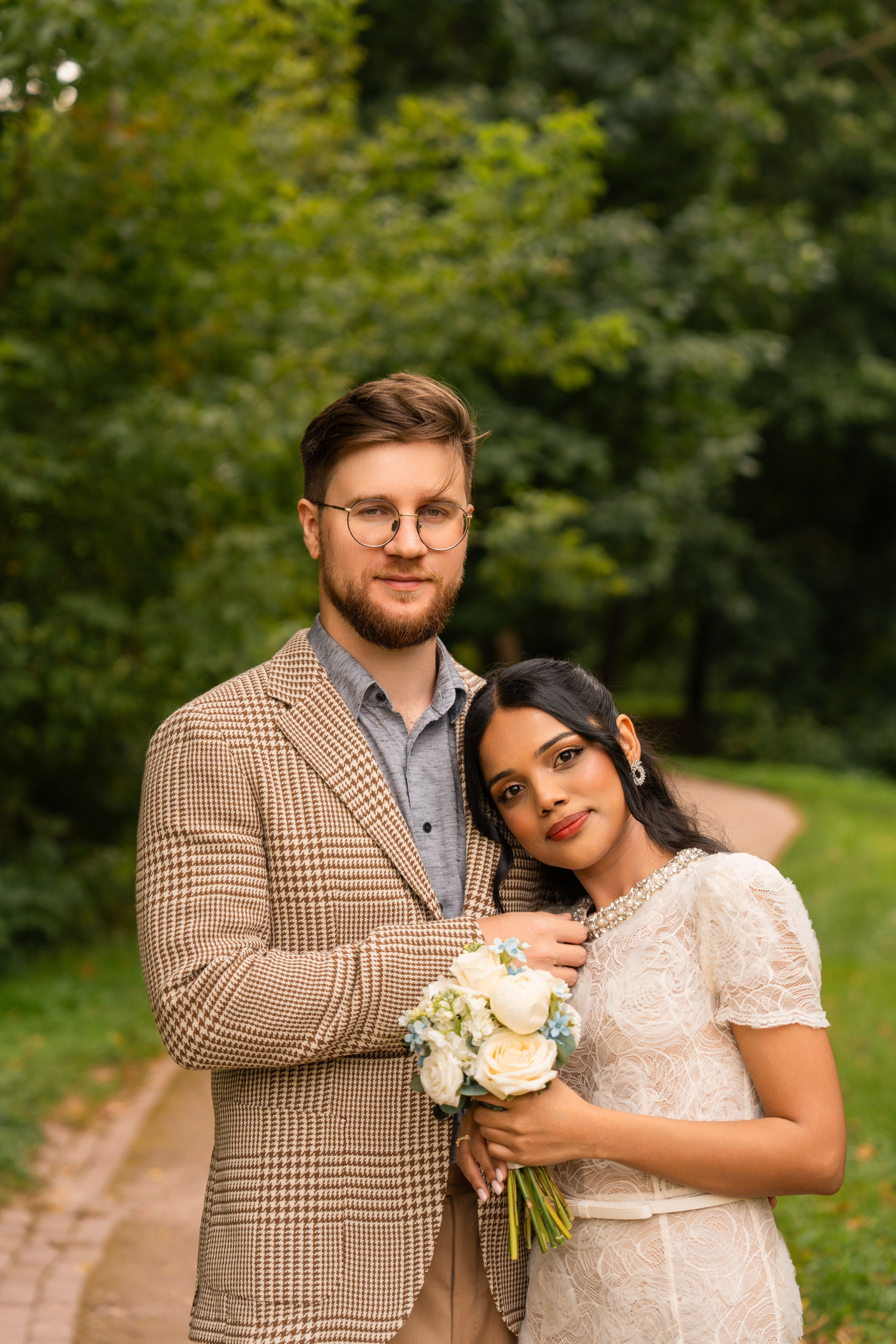Максим и Харша, Царицыно. Свадебный фотограф в Москве Анна Полушина