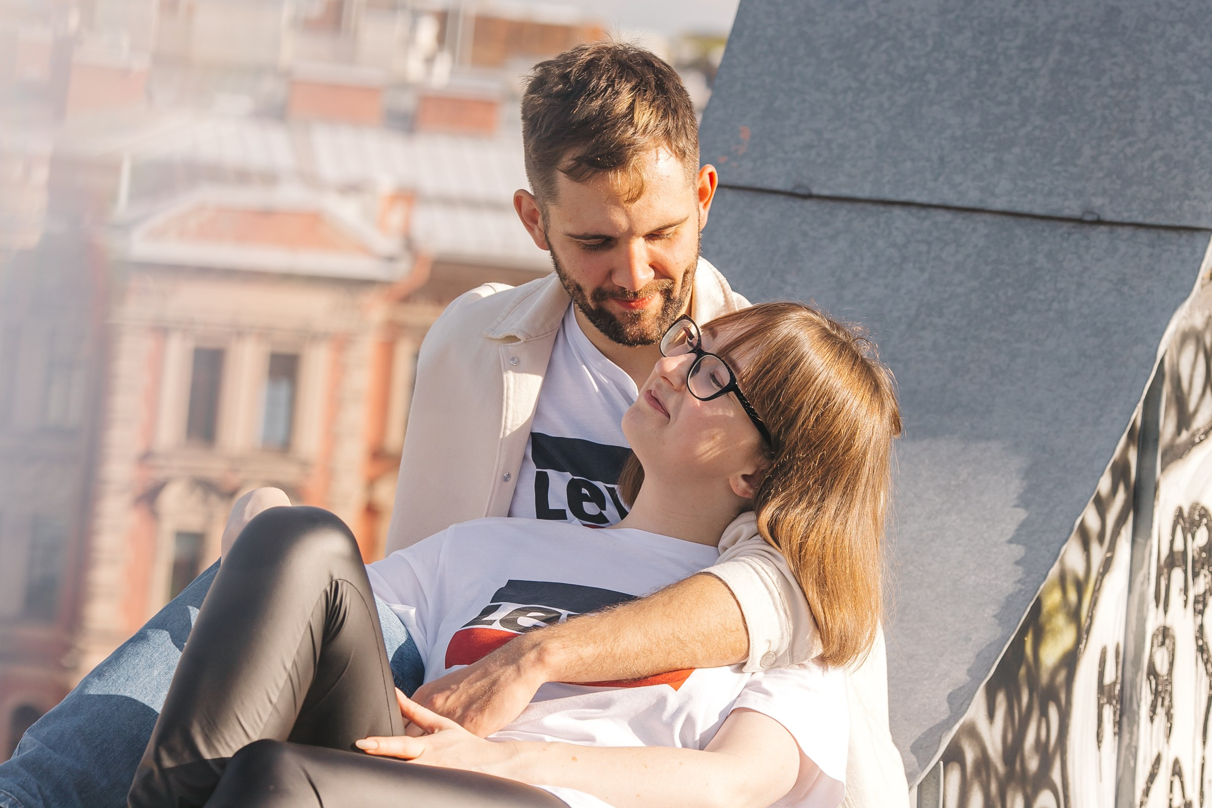 Свидание на крыше. Фотограф в Санкт-Петербурге Юлия Ласкари