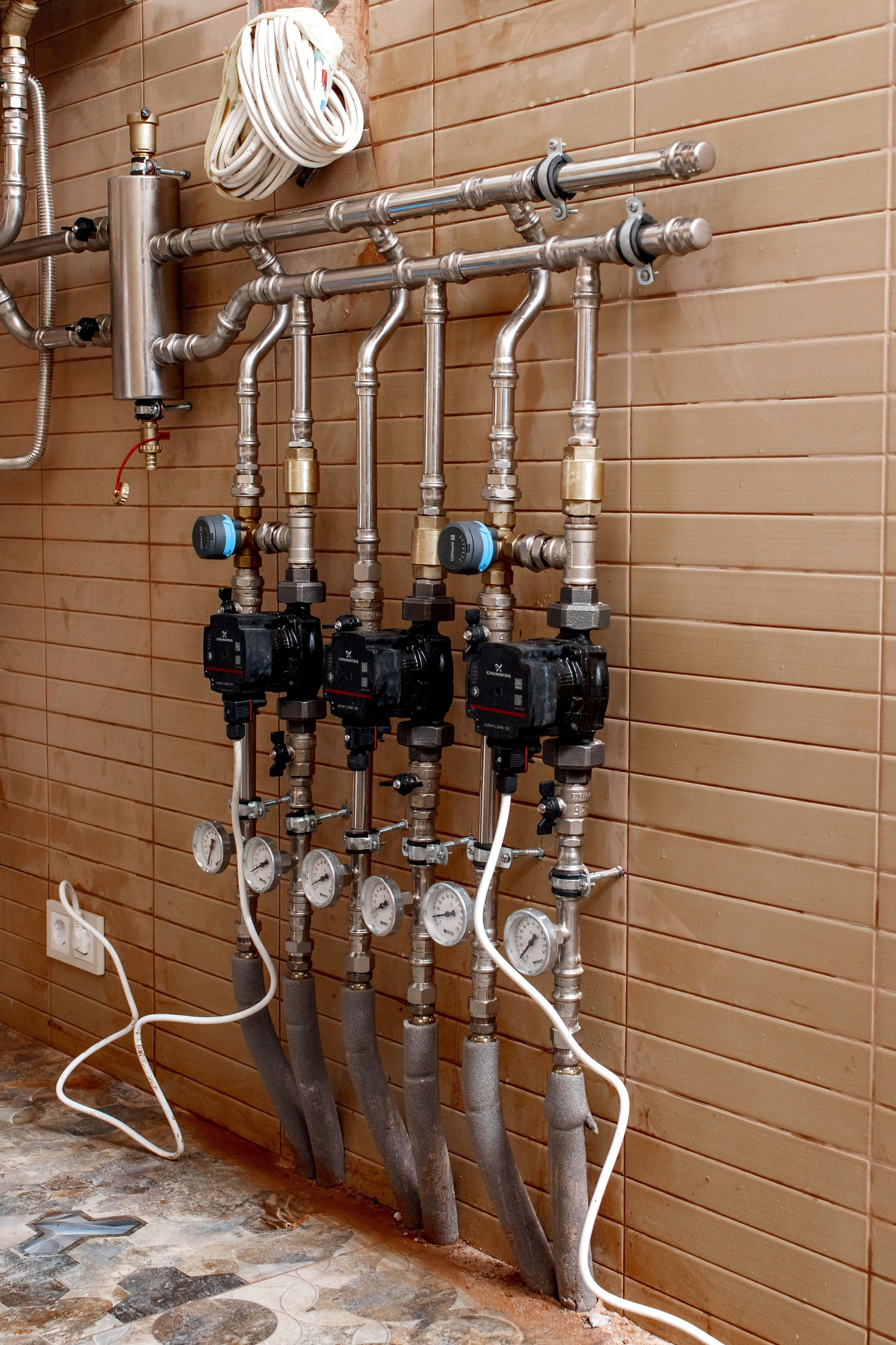 Котельная п.Василького Гурьевский р-он. Монтаж отопления в Калининграде | Балтийский сантехник