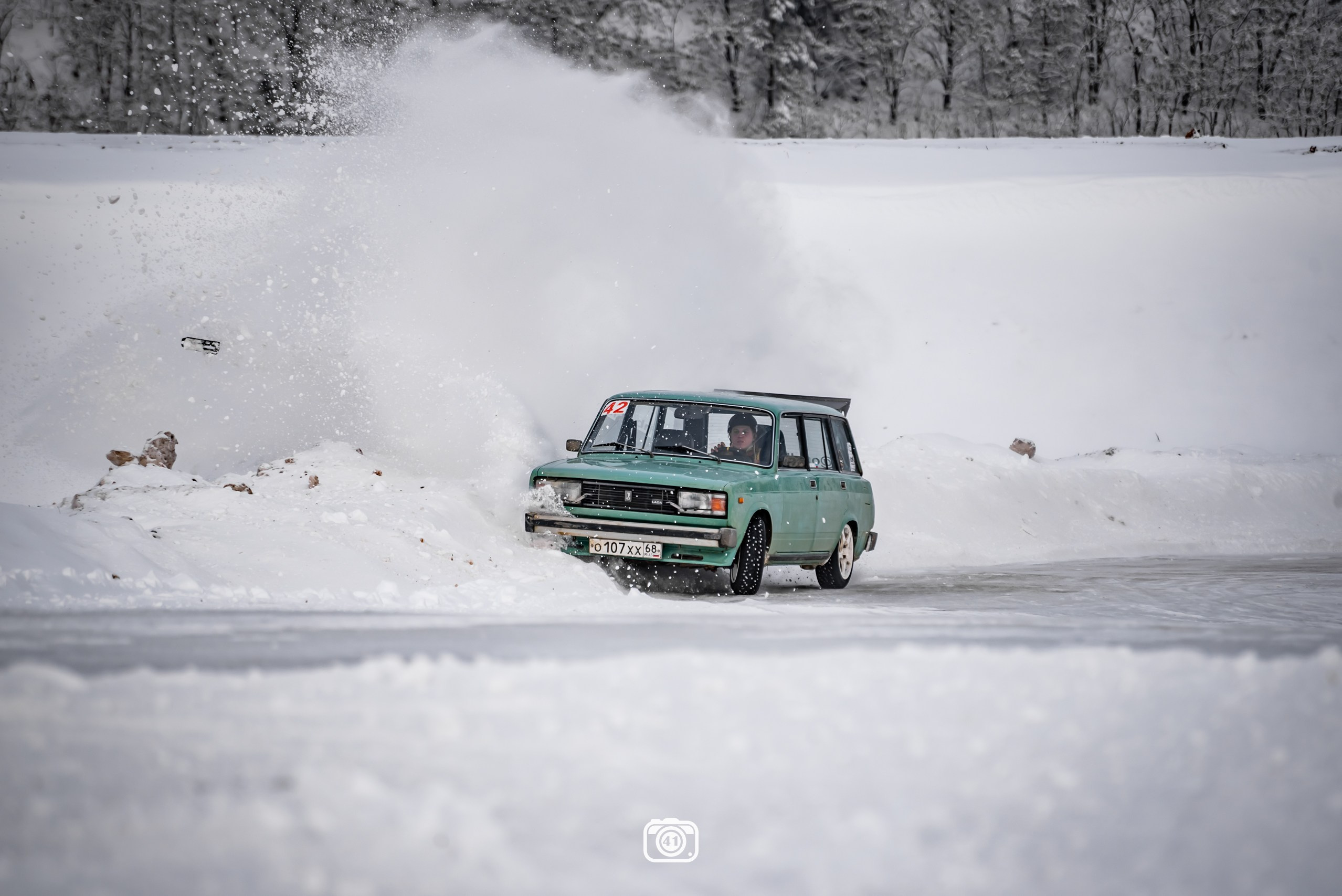 Зимний дрифт. Репортажный фотограф Владимир Шкоткин Липецк