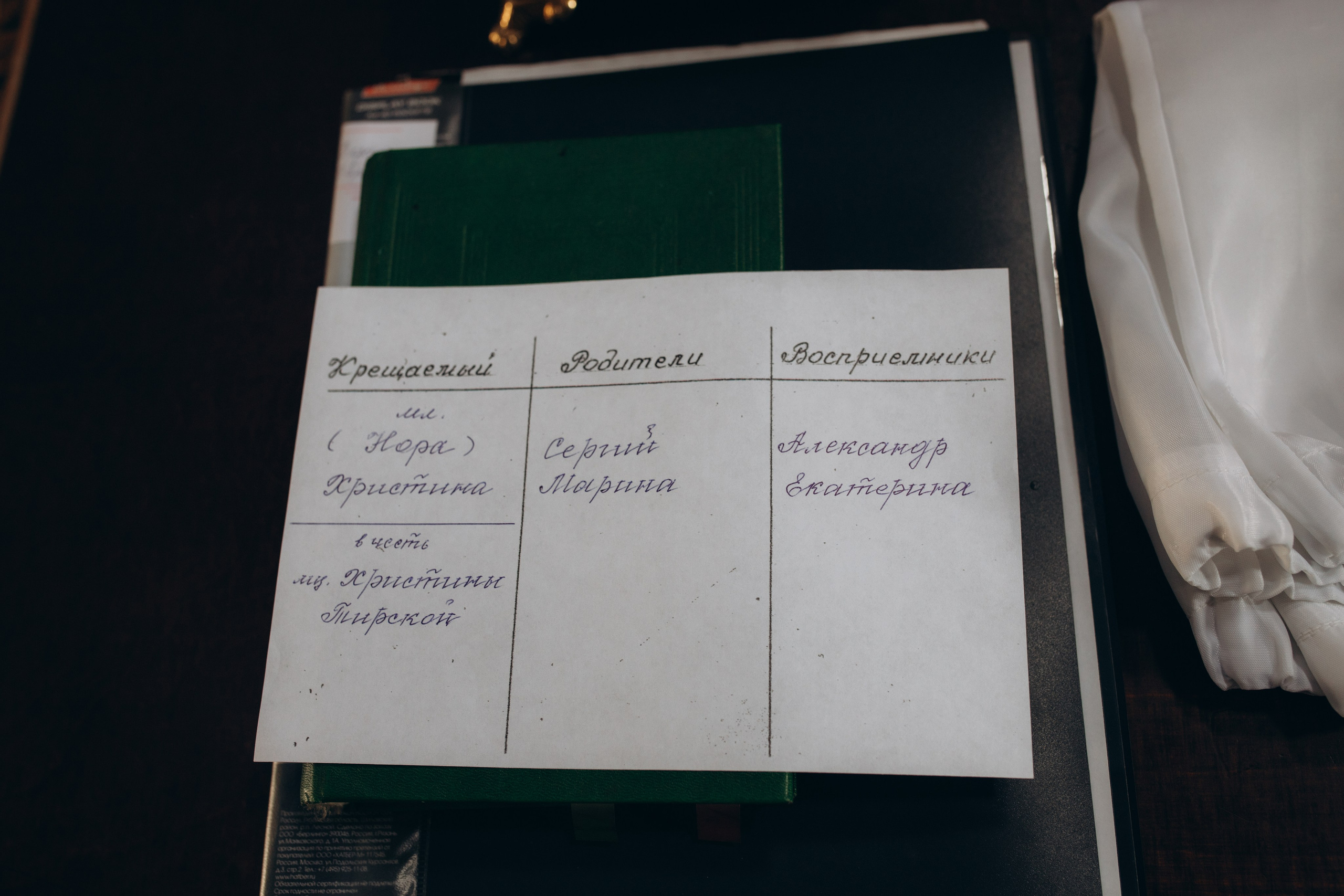 Крещение Христина. Семейный и домашний фотограф в Москве и МО Королева Валерия