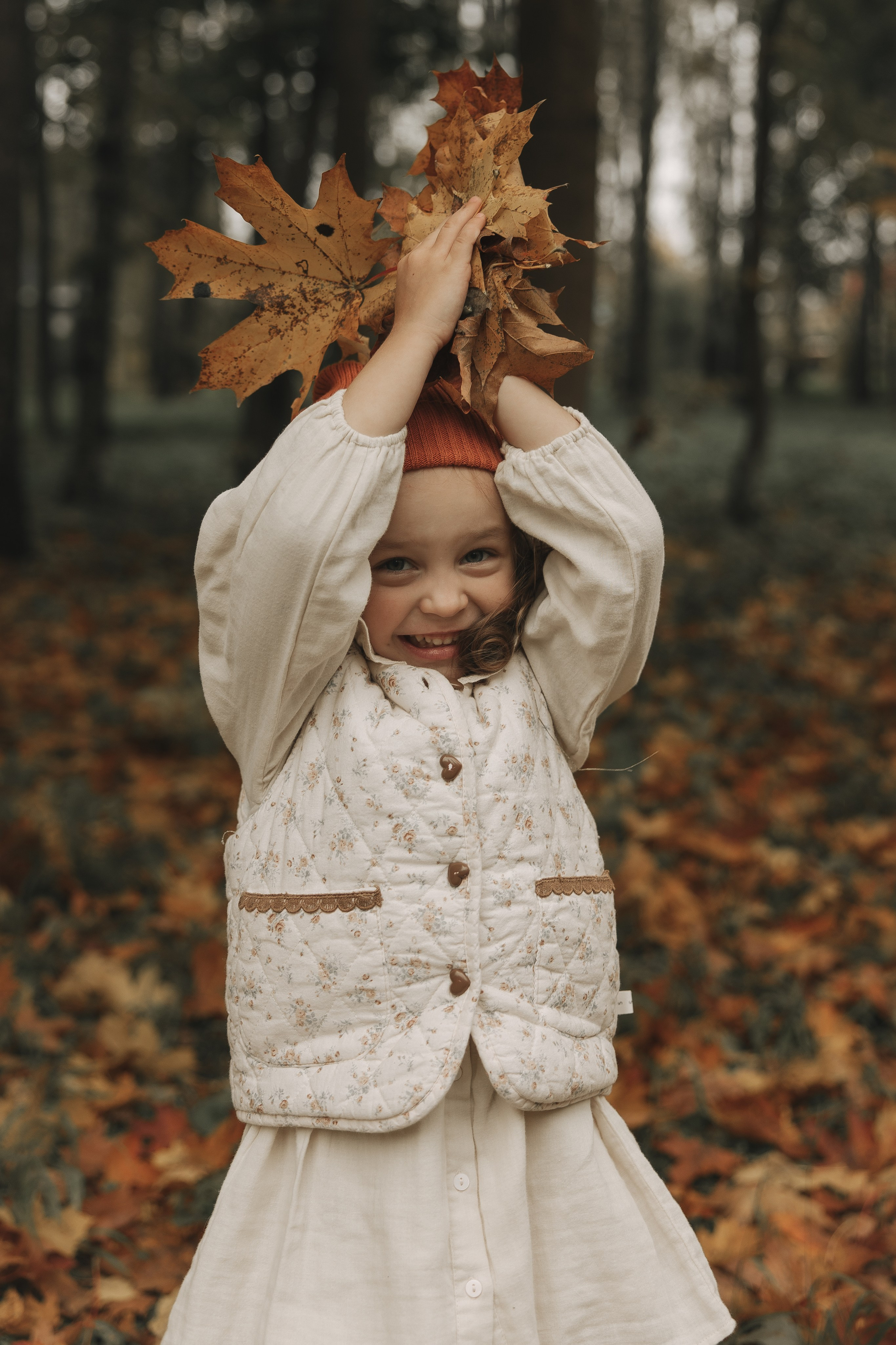 Листопад и дети. Семейный фотограф в городе Тула Любовь Сабирова