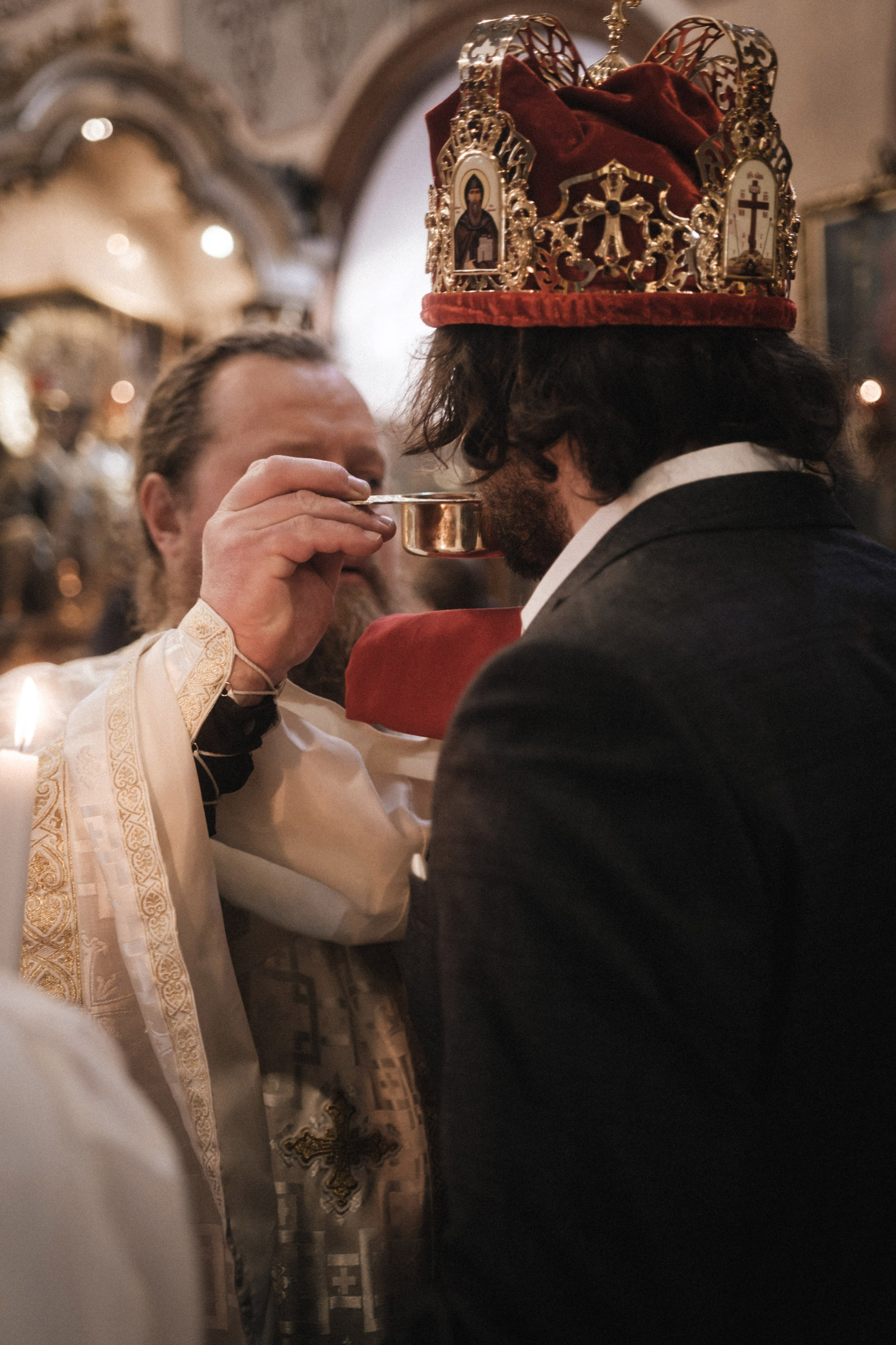 Венчание Дмитрия и Полины. Фотограф в Москве Максим Скоробогатов