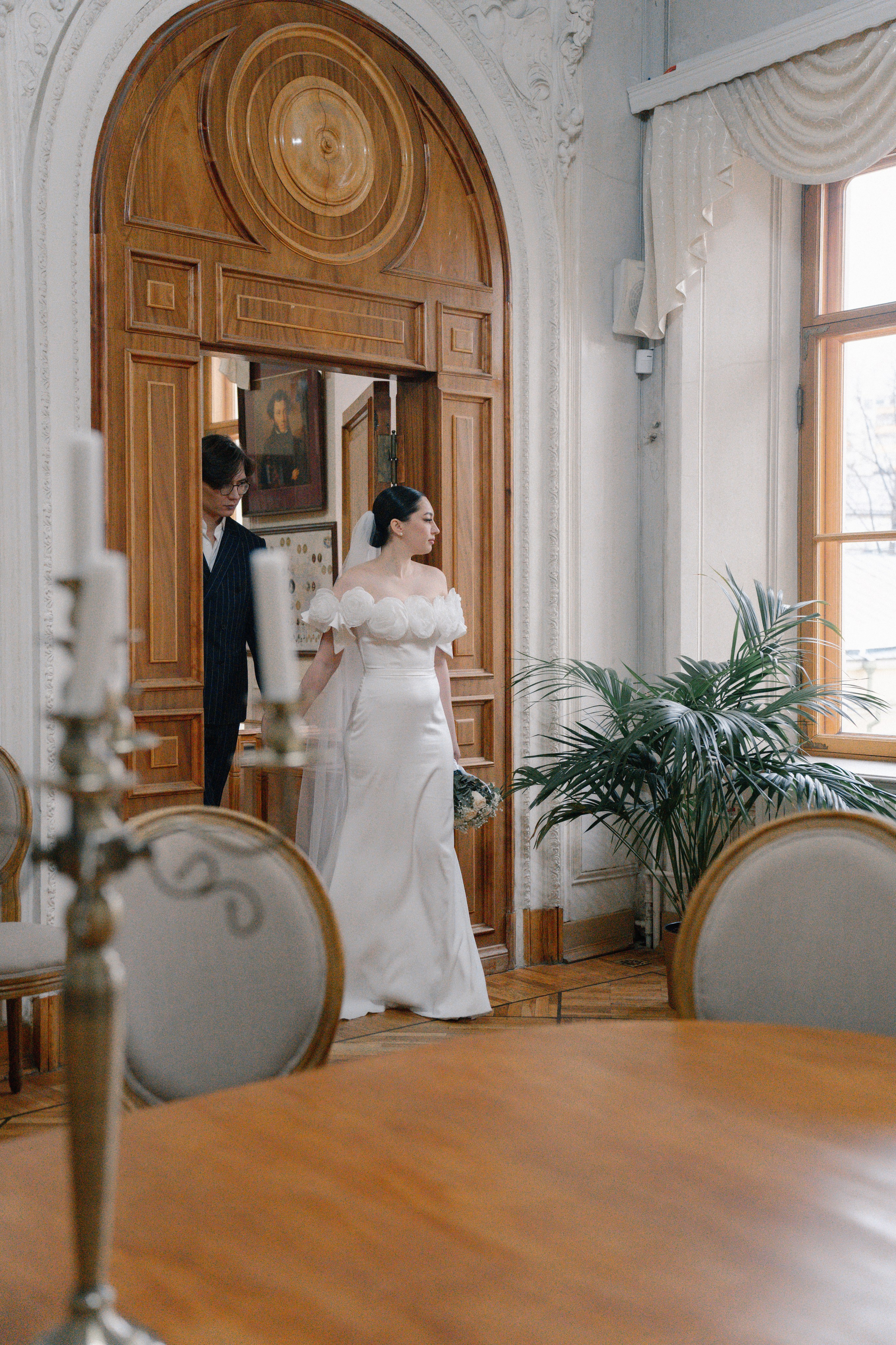 Свадебная фотосессия в Библиотеке читальне им. Пушкина