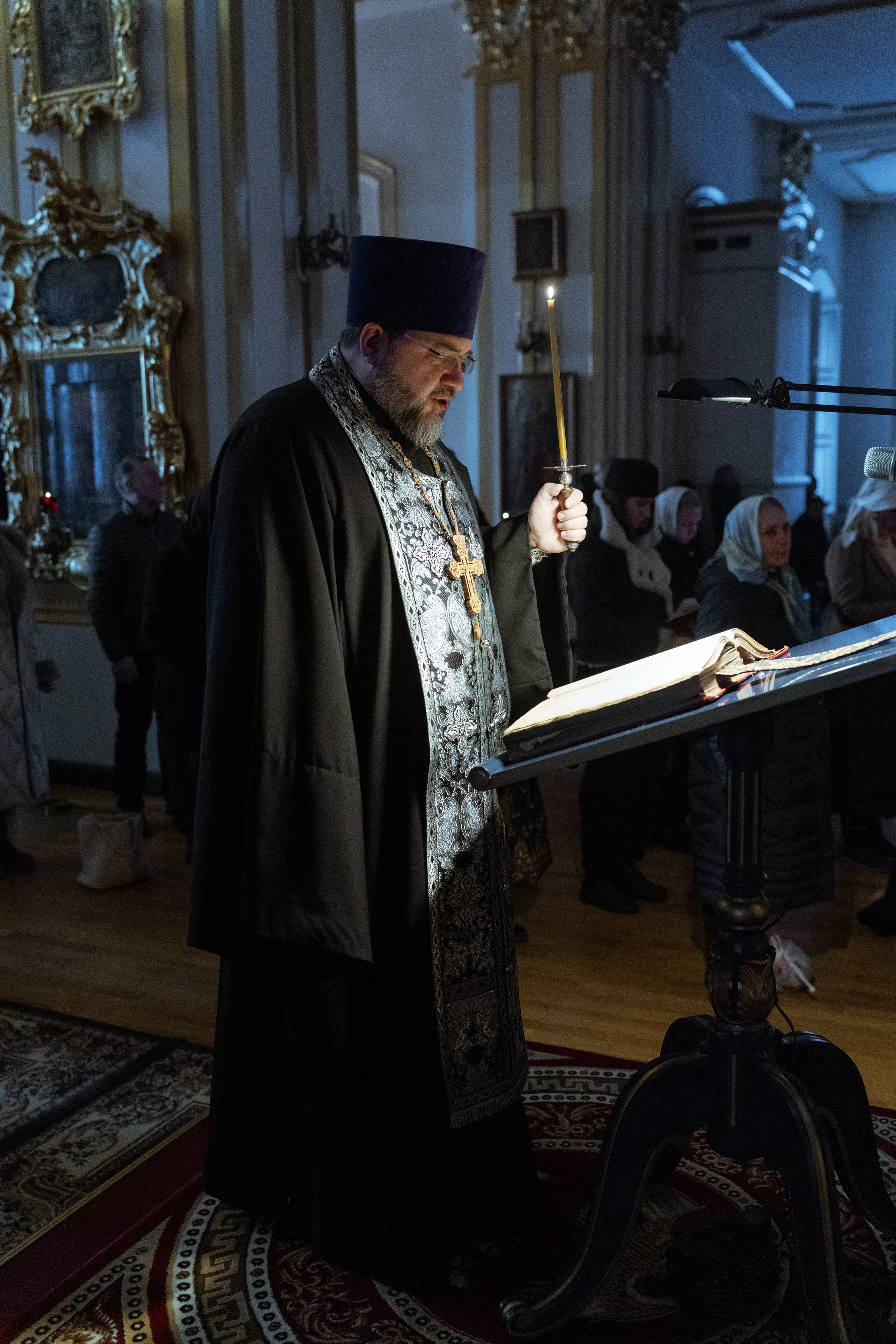 Великое повечерие с чтением Великого покаянного канона преп. Андрея Критского. НИКОЛО-БОГОЯВЛЕНСКИЙ МОРСКОЙ СОБОР