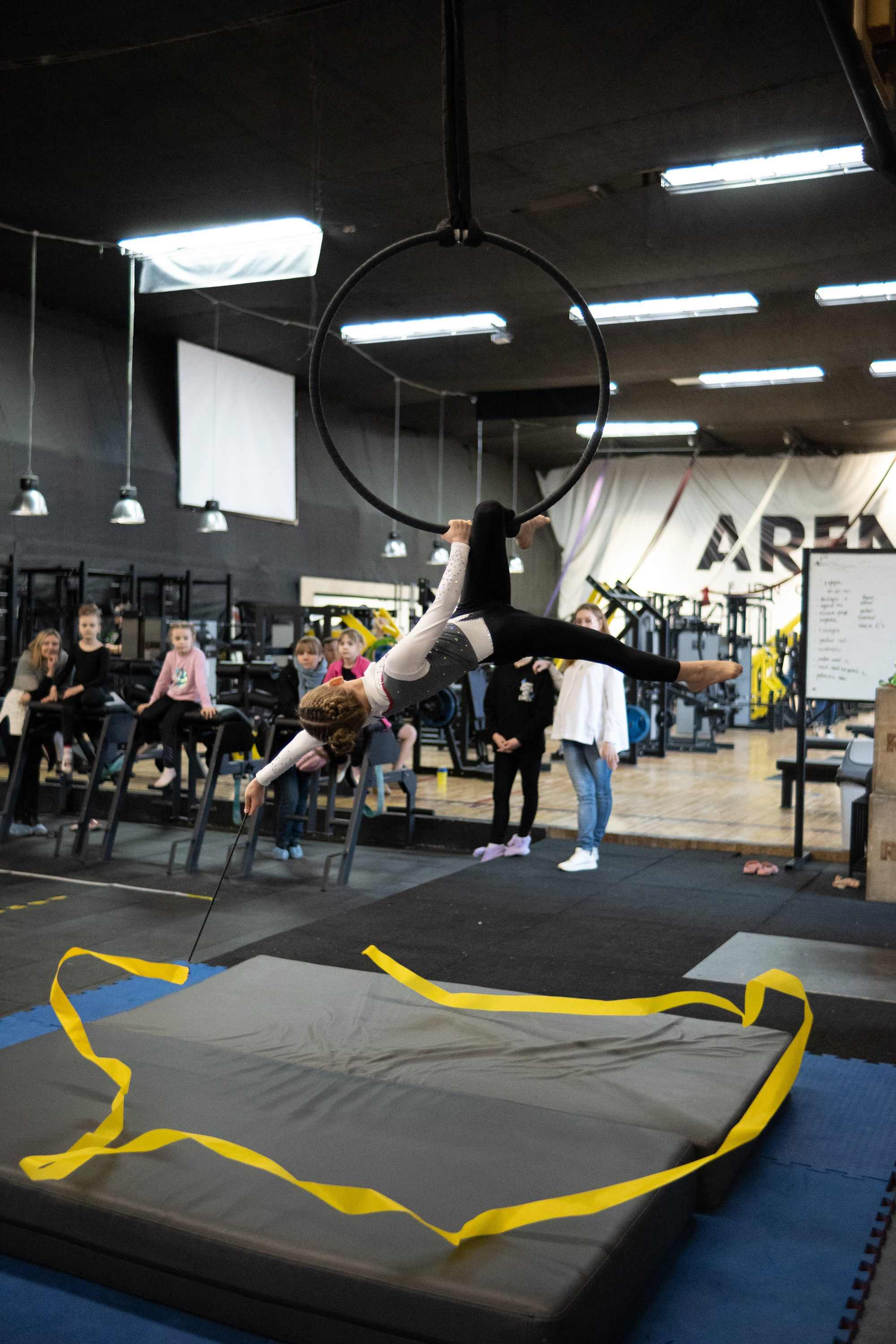 Внутриклубные соревнования по воздушной гимнастике 02.04.23