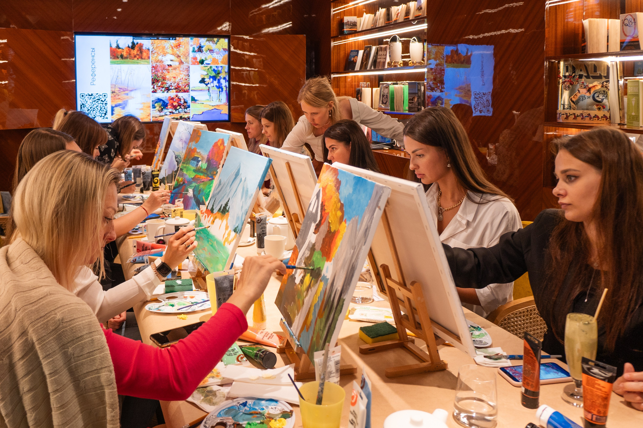 Корпоратив Teach Me Art 3. Портретный фотограф в Москве и Санкт-Петербурге Арина Чех